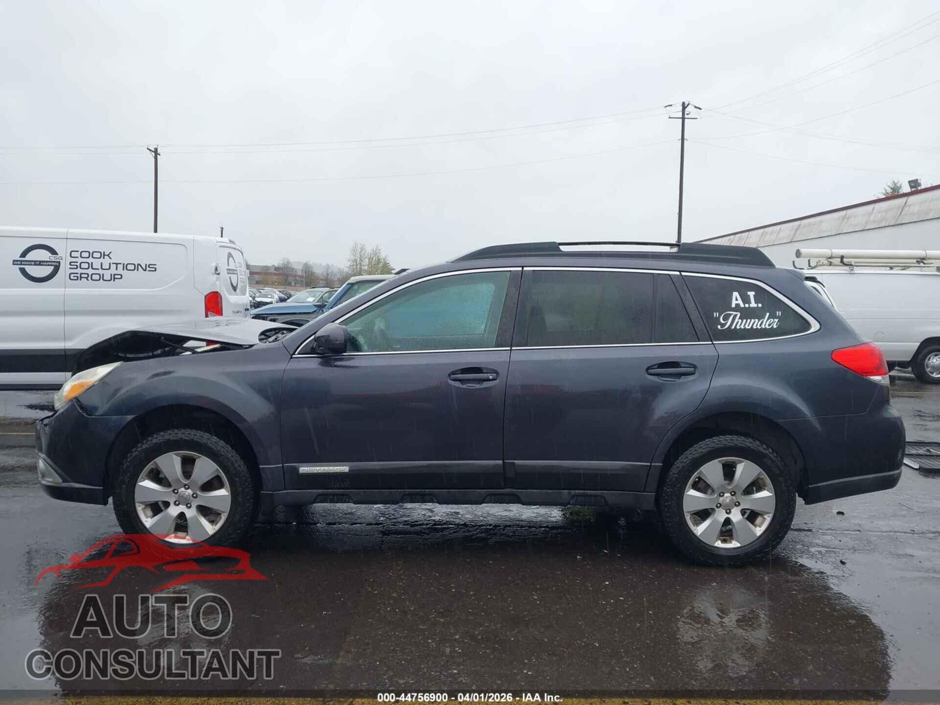 SUBARU OUTBACK 2011 - 4S4BRBCC6B3377655