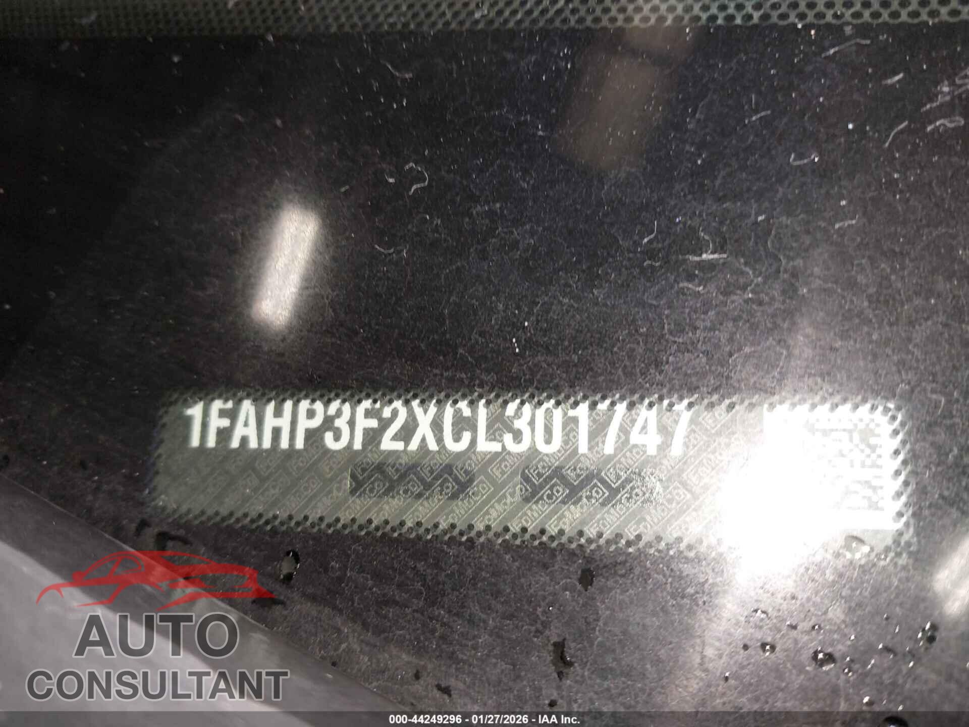 FORD FOCUS 2012 - 1FAHP3F2XCL301747