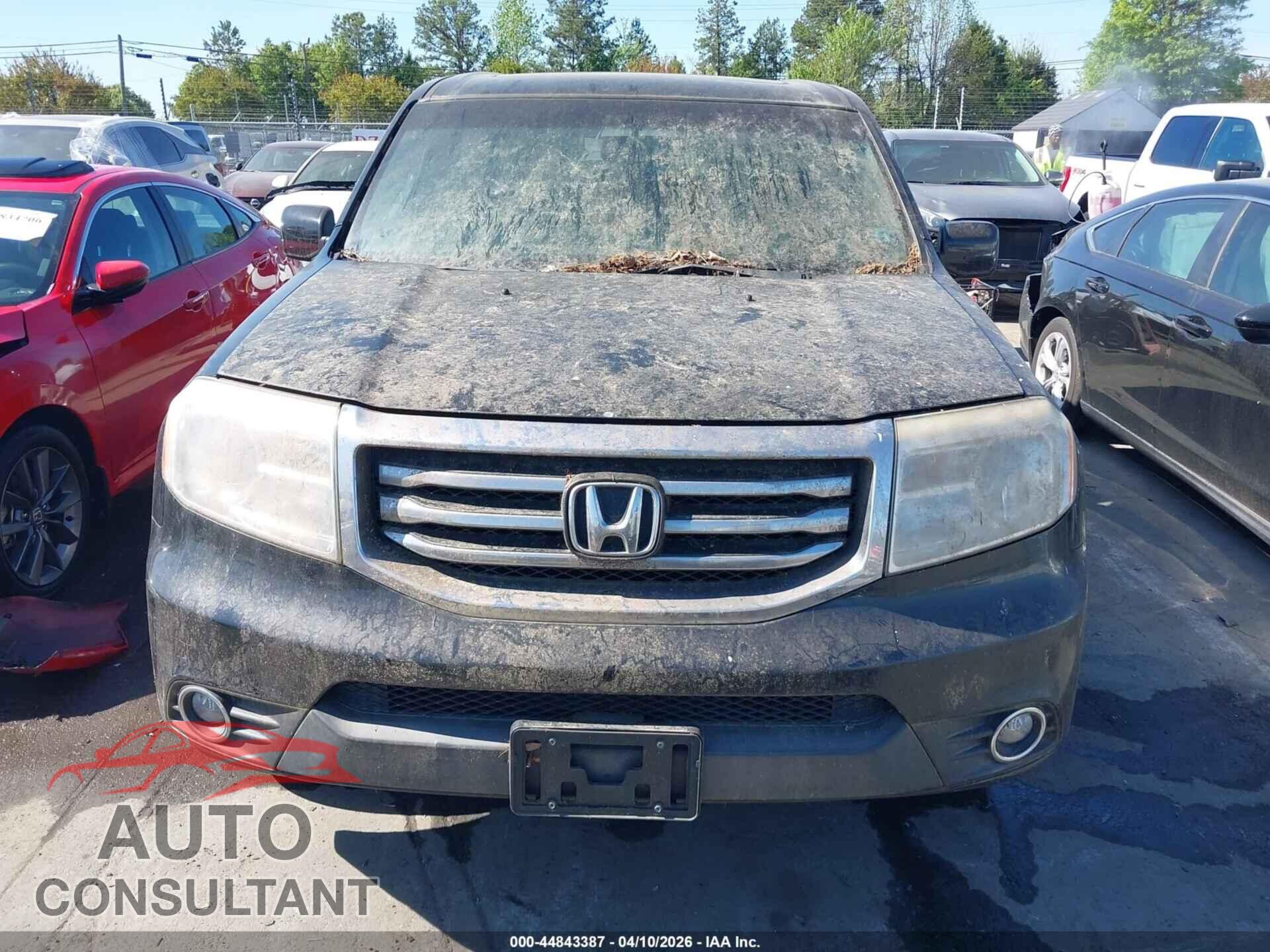 HONDA PILOT 2012 - 5FNYF4H54CB007726