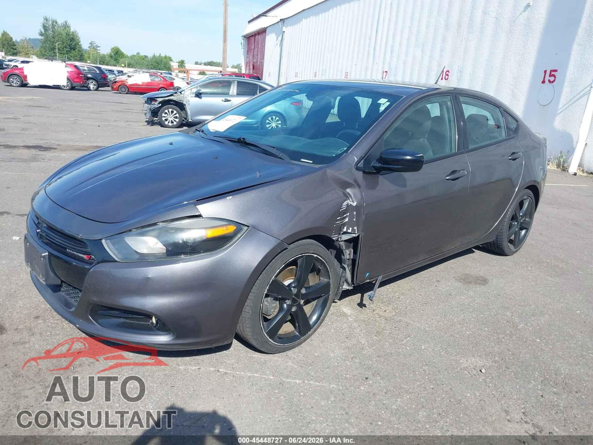 DODGE DART 2015 - 1C3CDFBB7FD374694