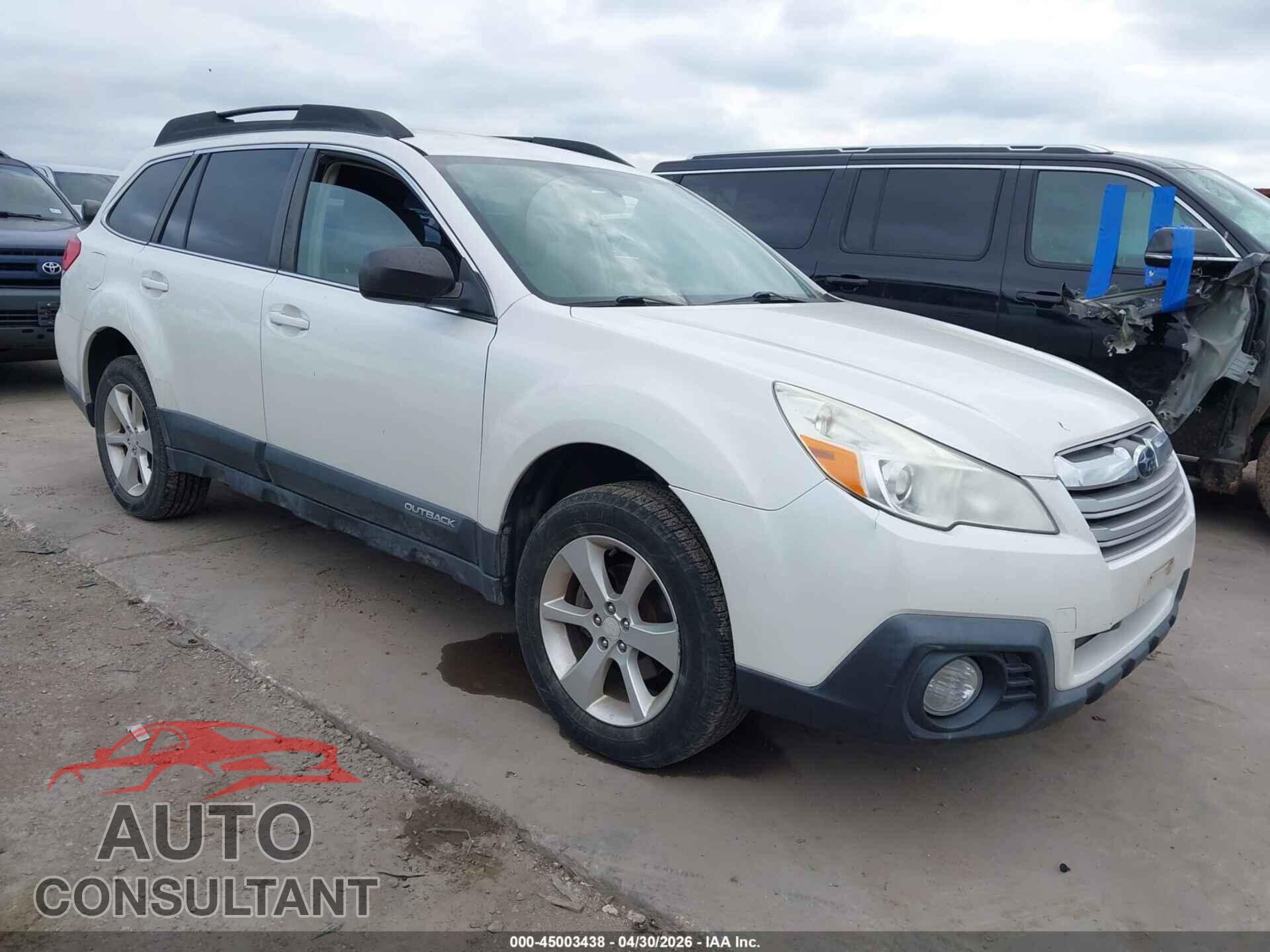 SUBARU OUTBACK 2014 - 4S4BRBAC9E3254486