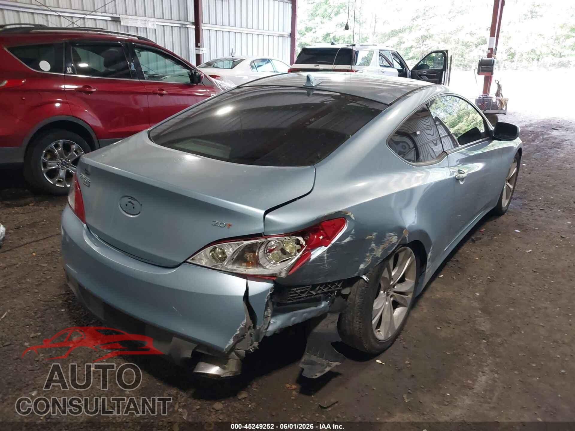 HYUNDAI GENESIS 2011 - KMHHT6KD9BU047726