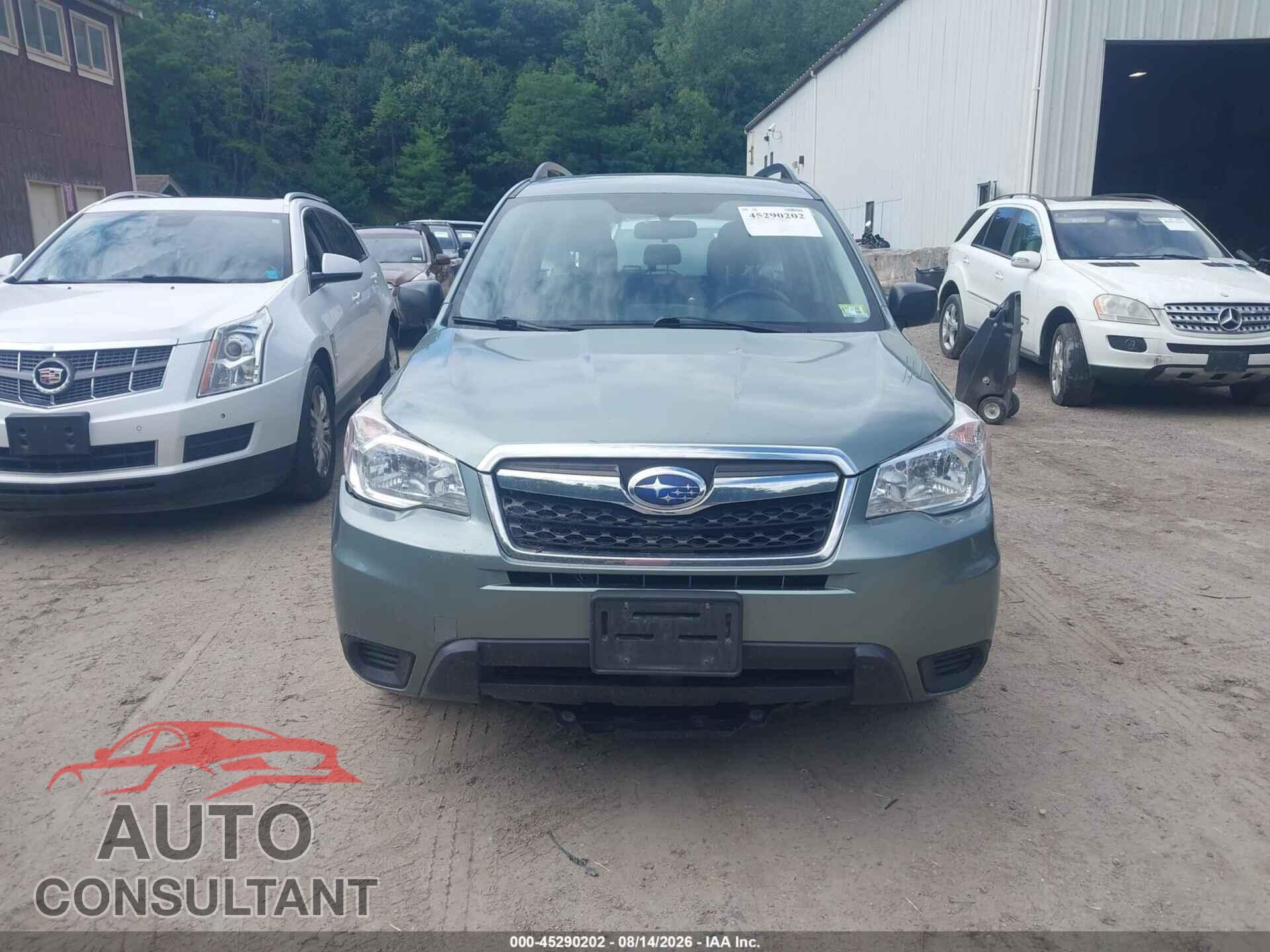 SUBARU FORESTER 2016 - JF2SJABC9GH487179