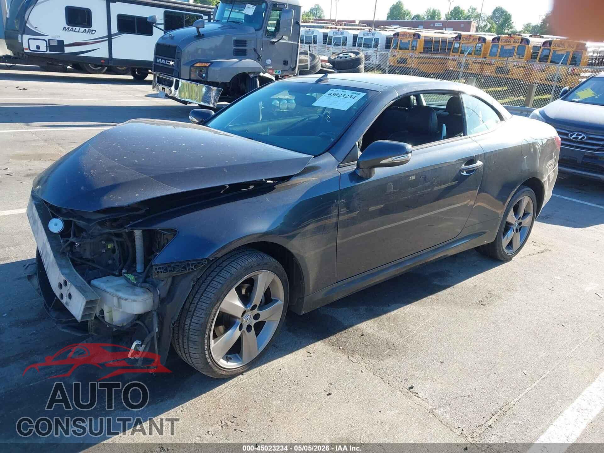 LEXUS IS 250C 2011 - JTHFF2C23B2519356