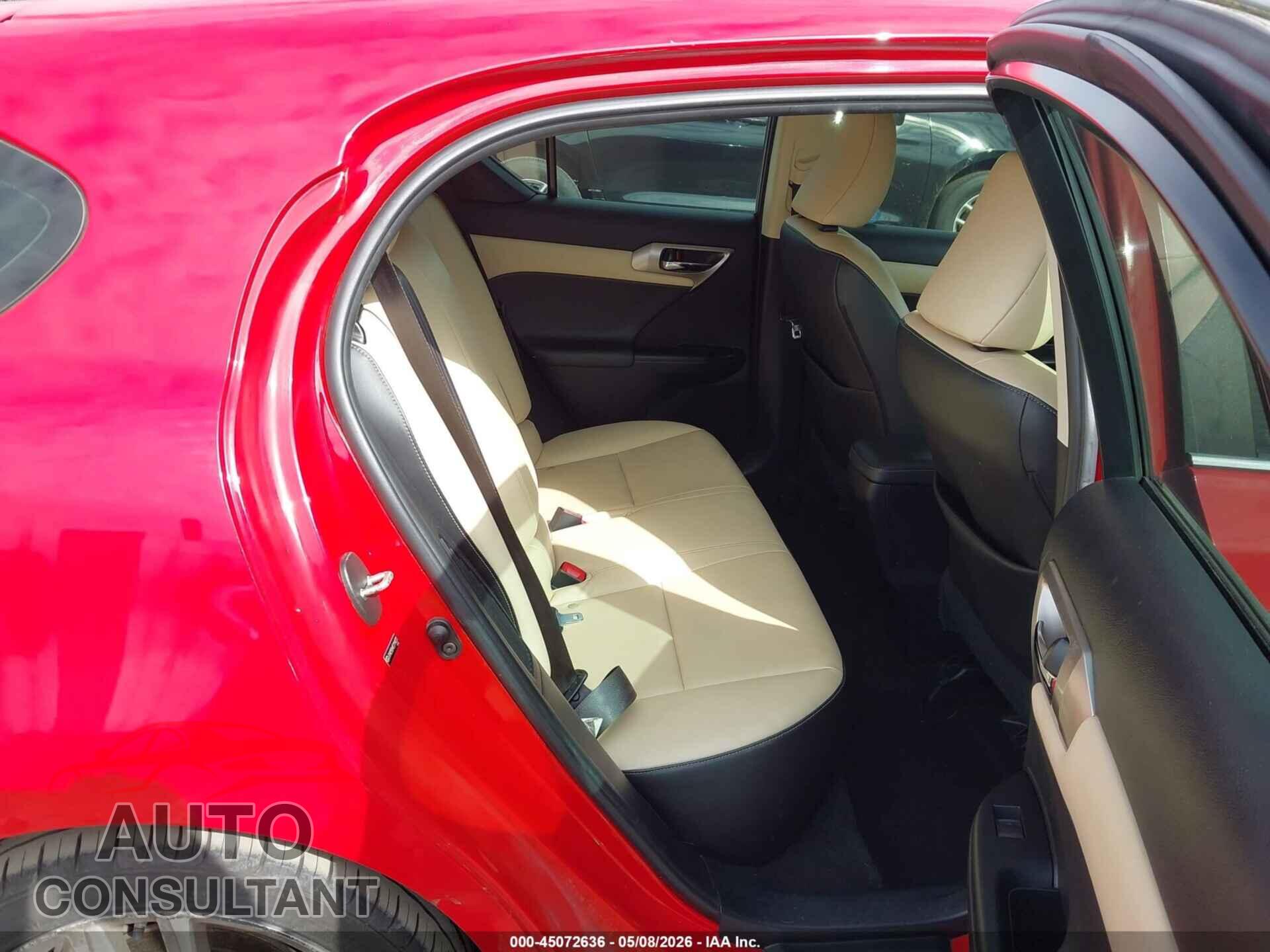 LEXUS CT 200H 2014 - JTHKD5BH4E2194331