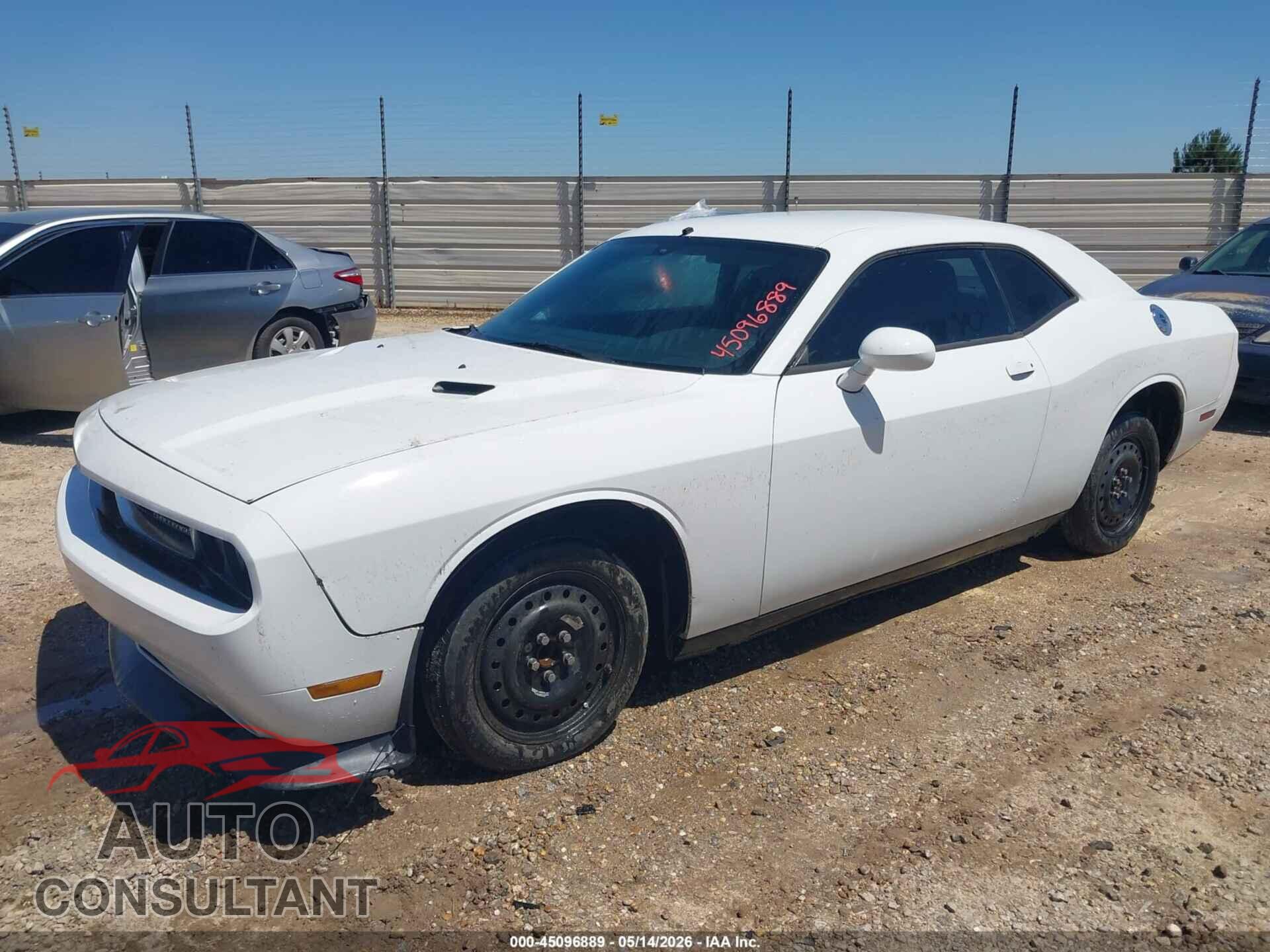 DODGE CHALLENGER 2012 - 2C3CDYAG2CH106532