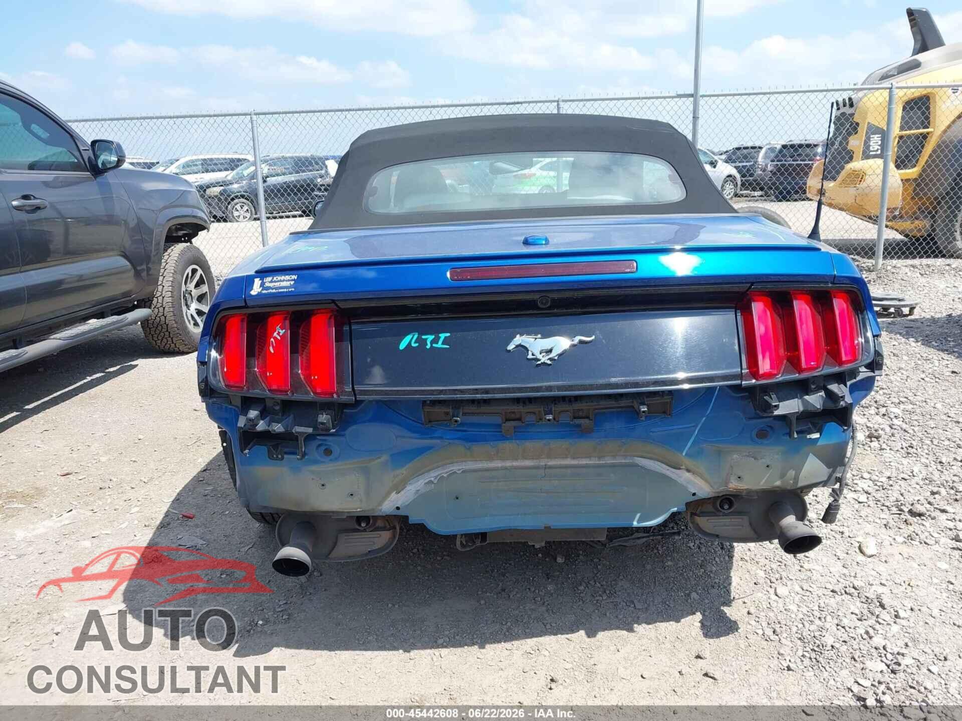 FORD MUSTANG 2017 - 1FATP8UH7H5282522