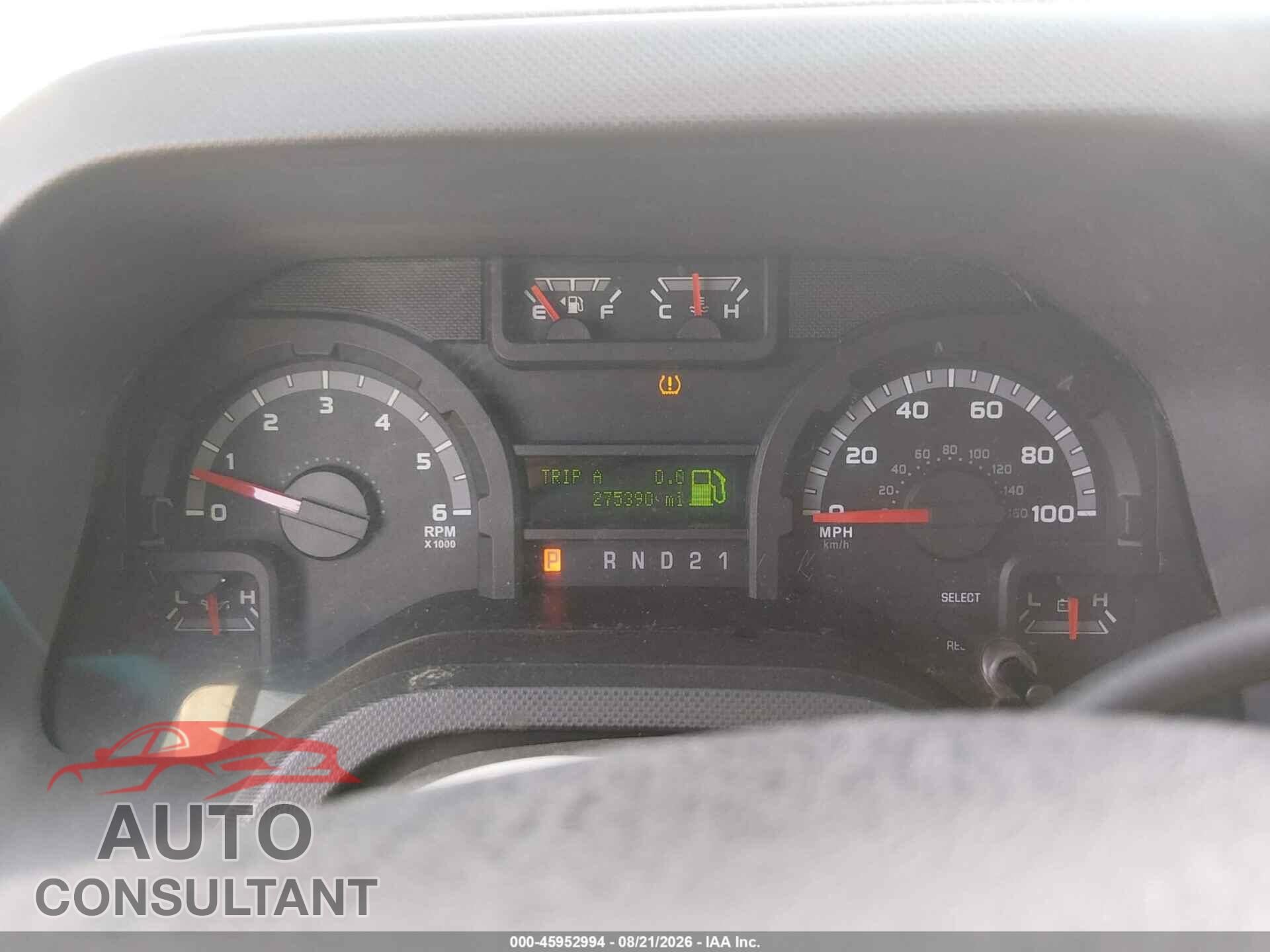 FORD E-350 SUPER DUTY 2013 - 1FBSS3BL6DDA90897