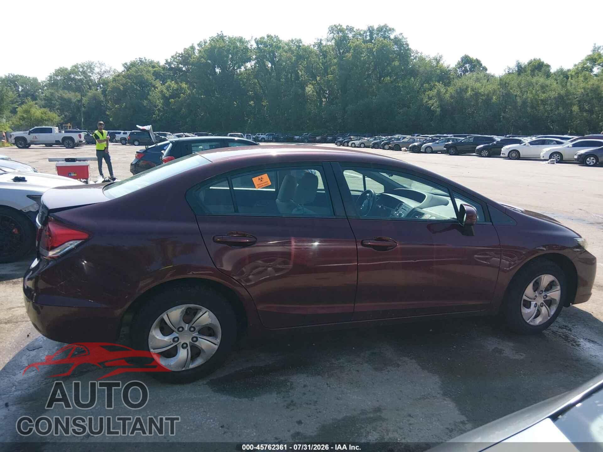HONDA CIVIC 2014 - 19XFB2F56EE031819