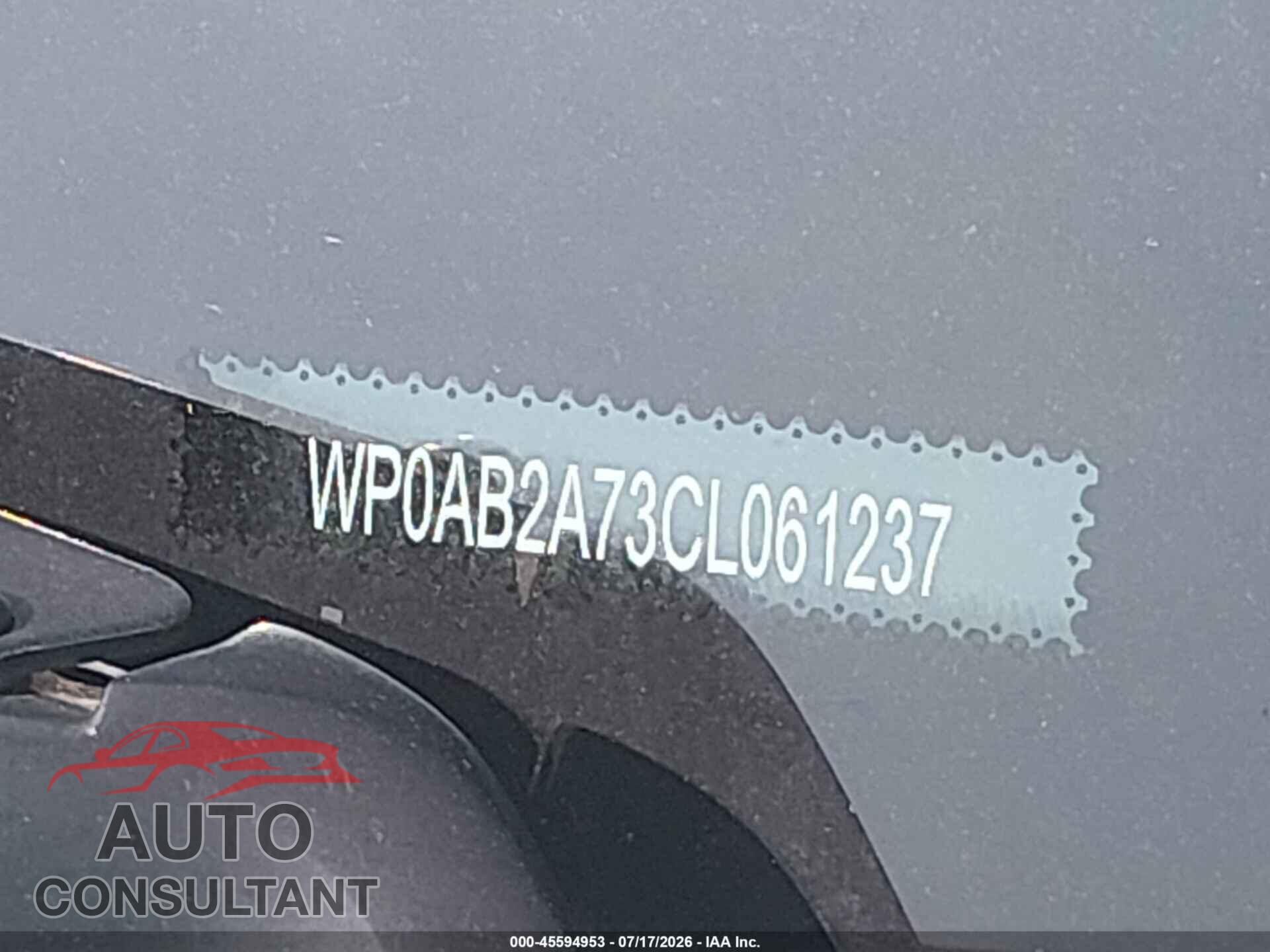 PORSCHE PANAMERA 2012 - WP0AB2A73CL061237