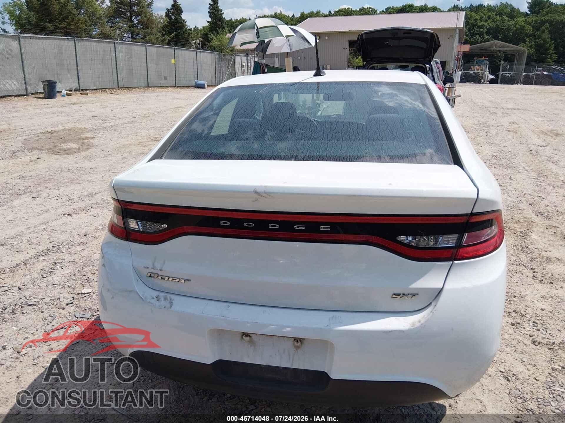 DODGE DART 2015 - 1C3CDFBB1FD420830