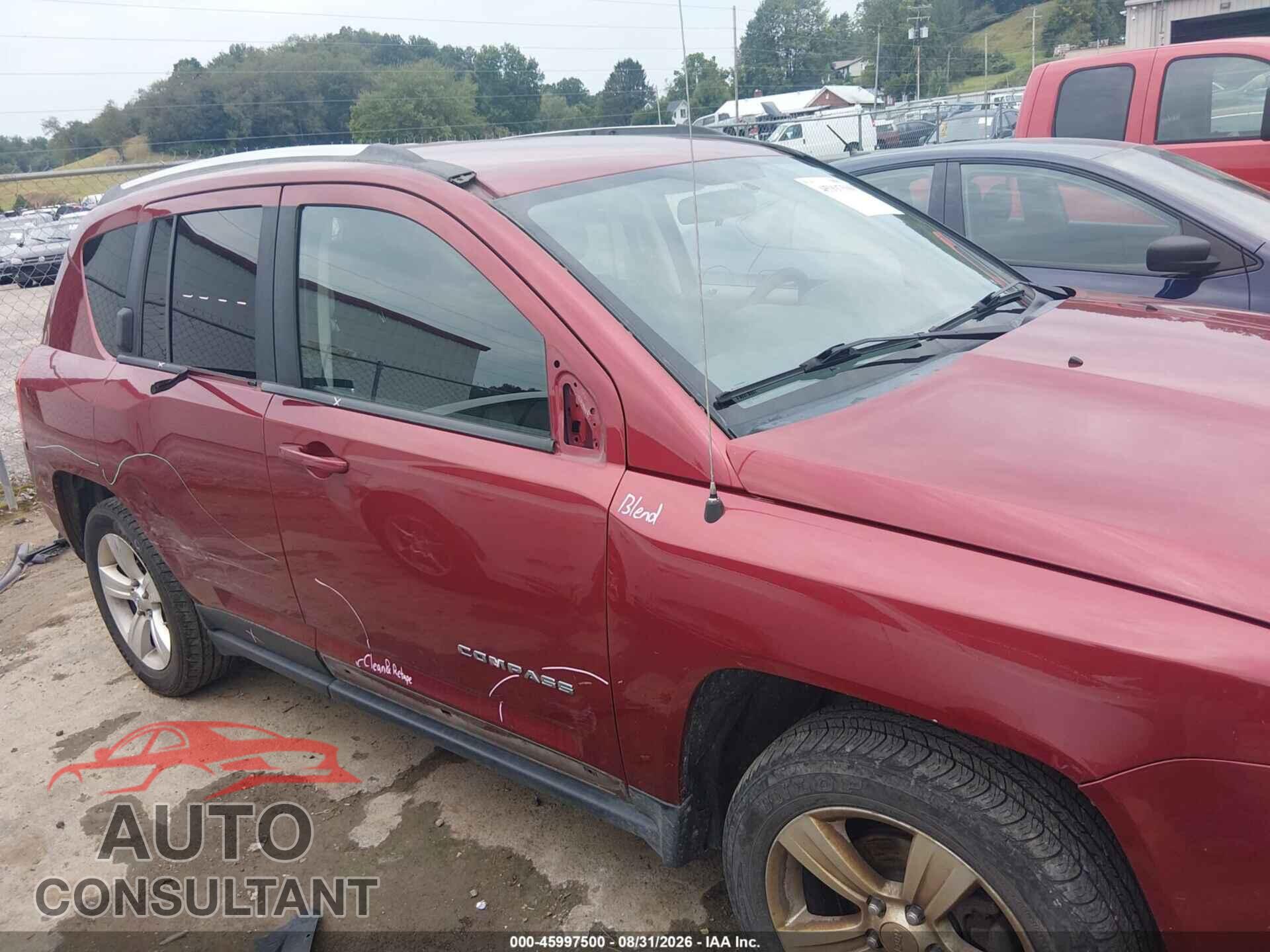 JEEP COMPASS 2012 - 1C4NJDBB5CD630697