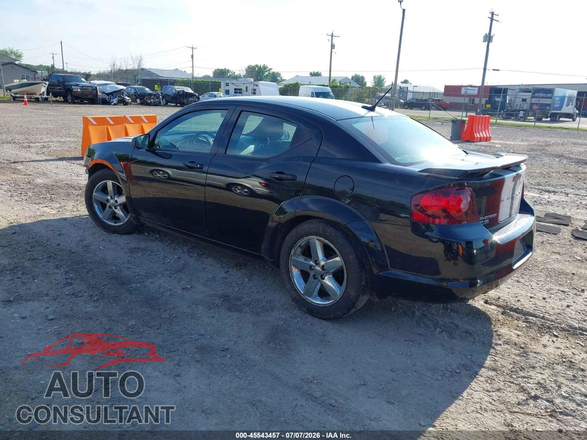 DODGE AVENGER 2013 - 1C3CDZAGXDN769653