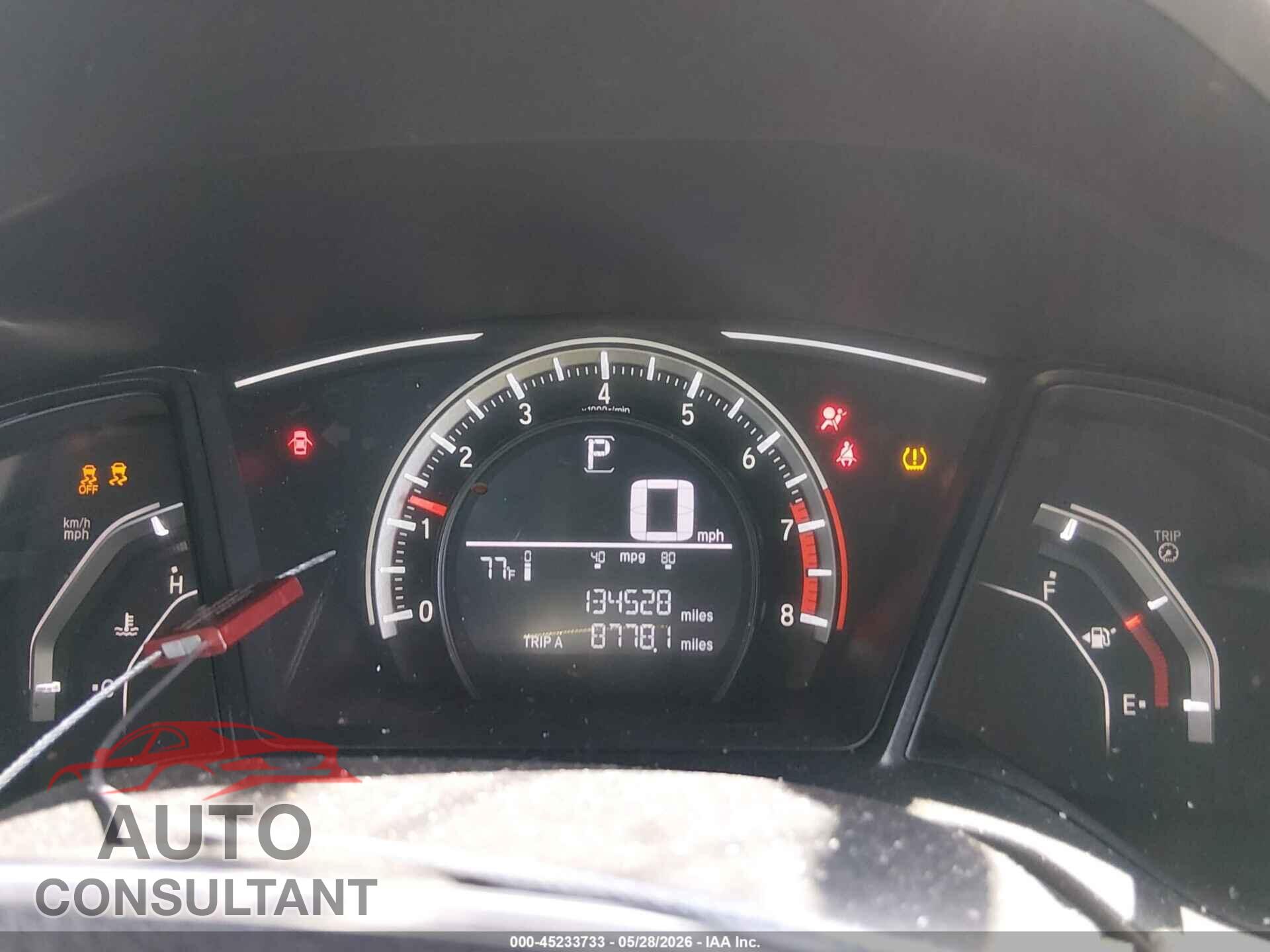 HONDA CIVIC 2017 - 19XFC2F59HE041004