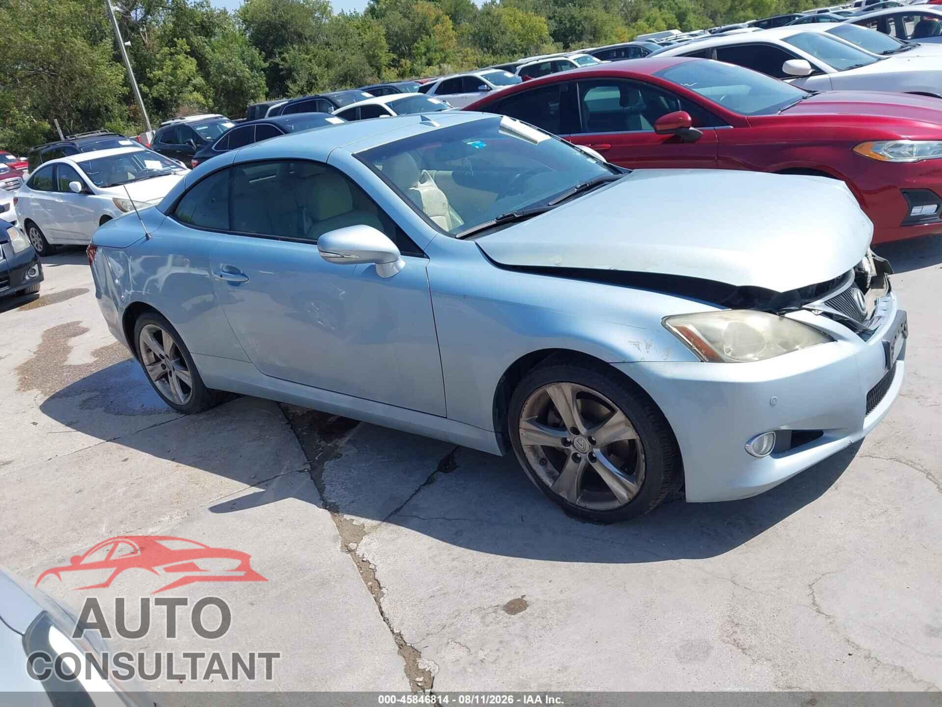 LEXUS IS 250C 2010 - JTHFF2C27A2512411