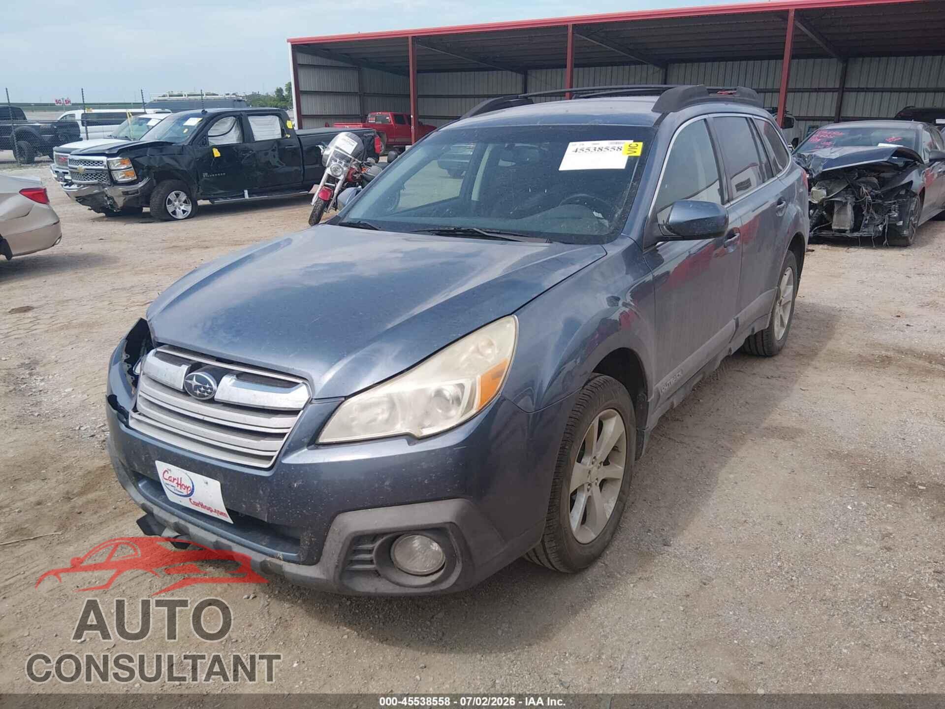 SUBARU OUTBACK 2013 - 4S4BRBCC4D3241303