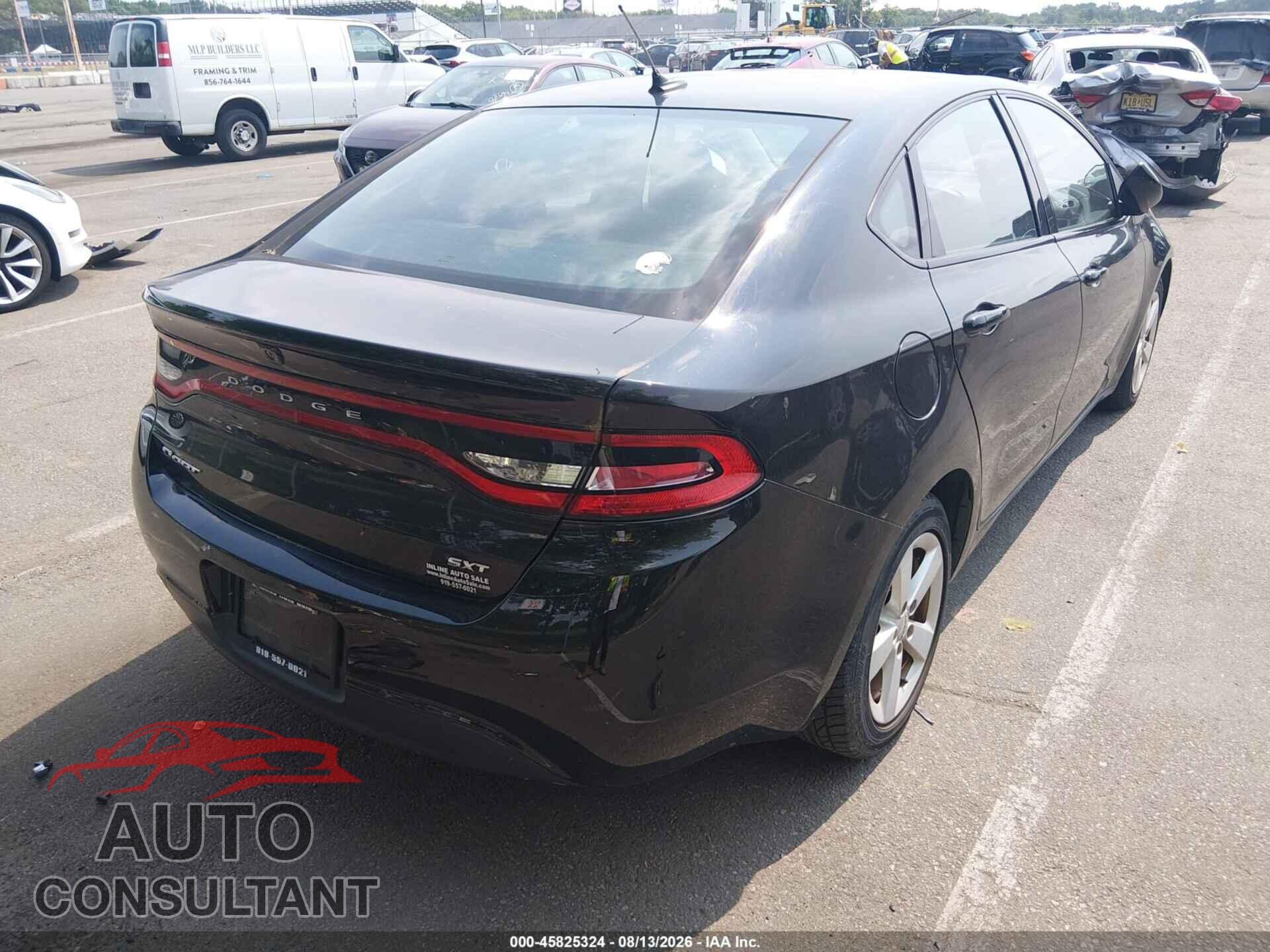 DODGE DART 2015 - 1C3CDFBB2FD302561