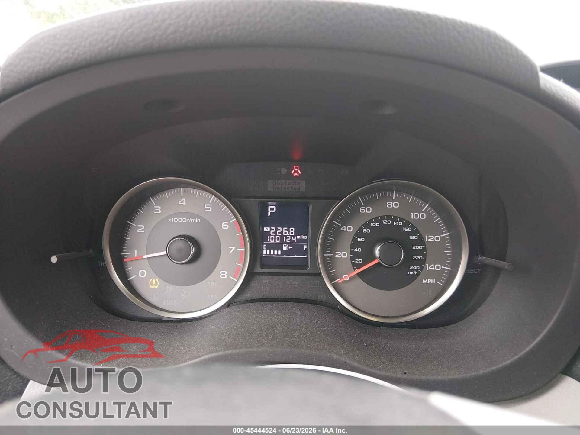 SUBARU FORESTER 2015 - JF2SJAFC7FH459485