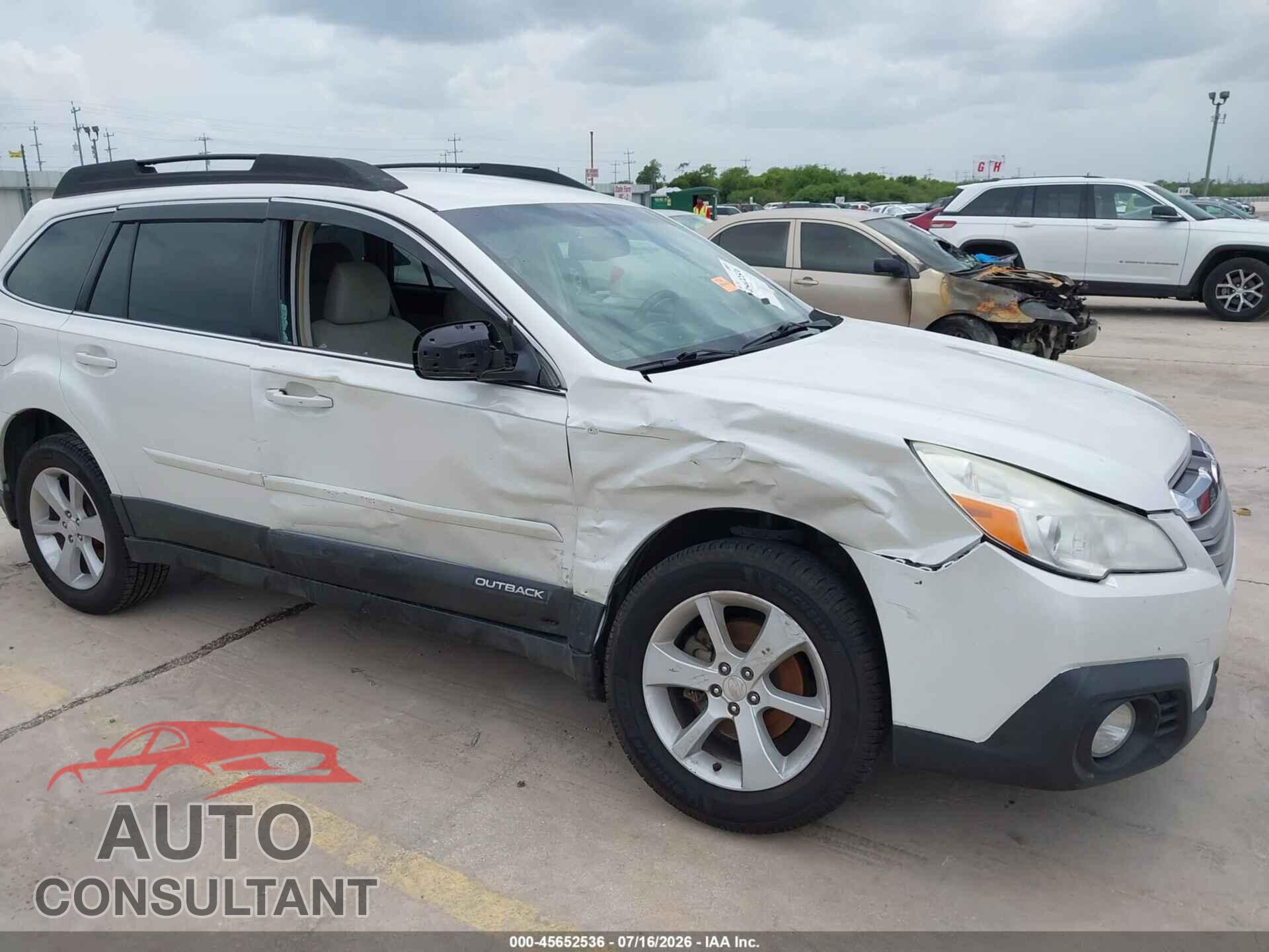 SUBARU OUTBACK 2013 - 4S4BRCCC2D3293227