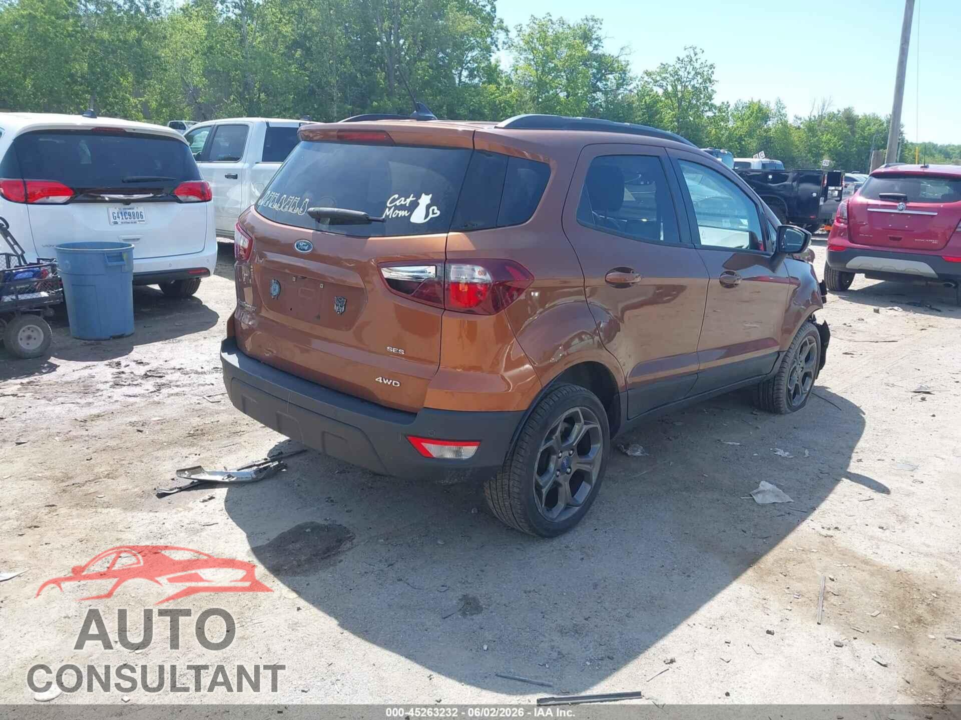 FORD ECOSPORT 2018 - MAJ6P1CL3JC188505