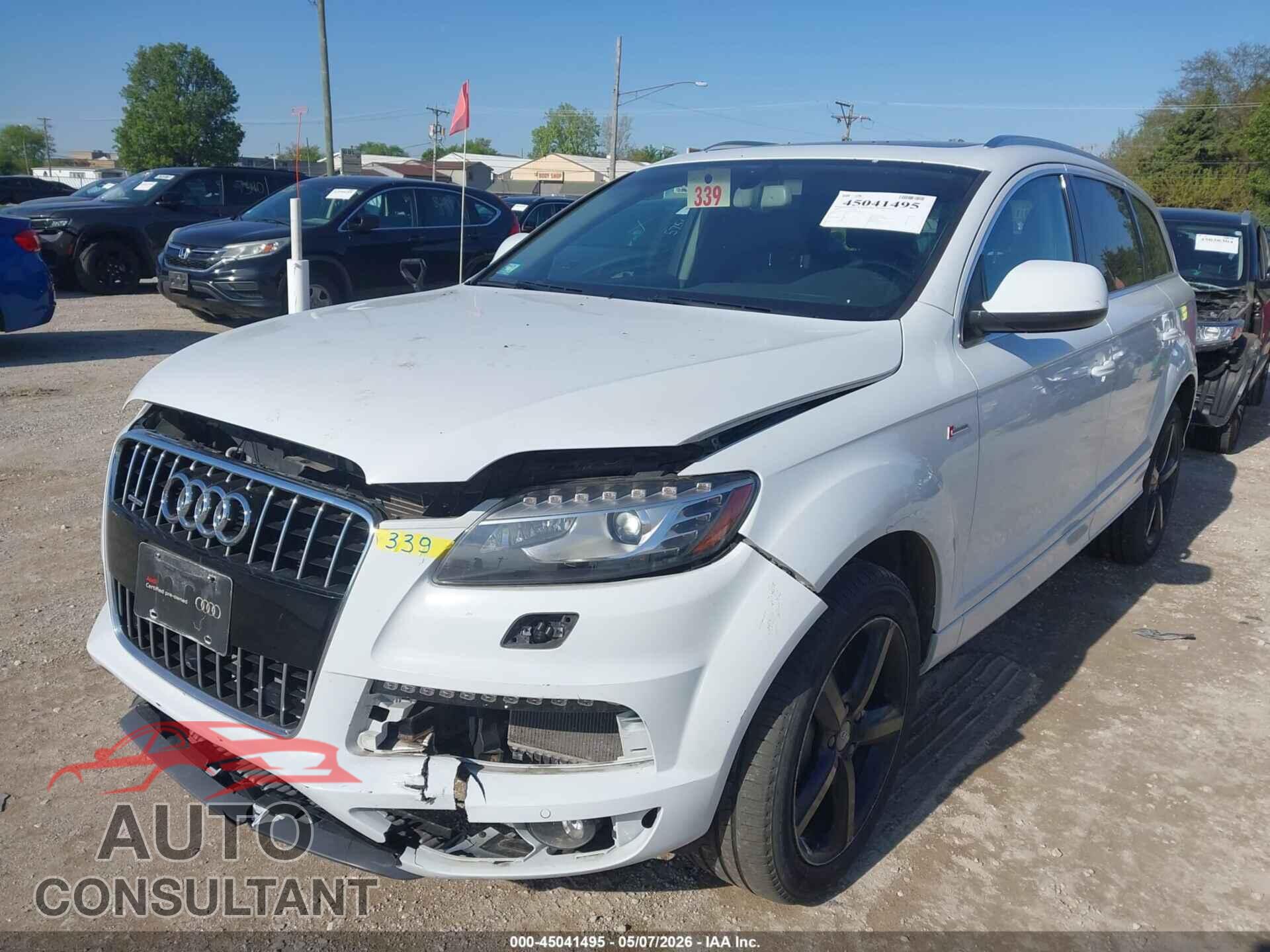 AUDI Q7 2015 - WA1DGAFEXFD009029