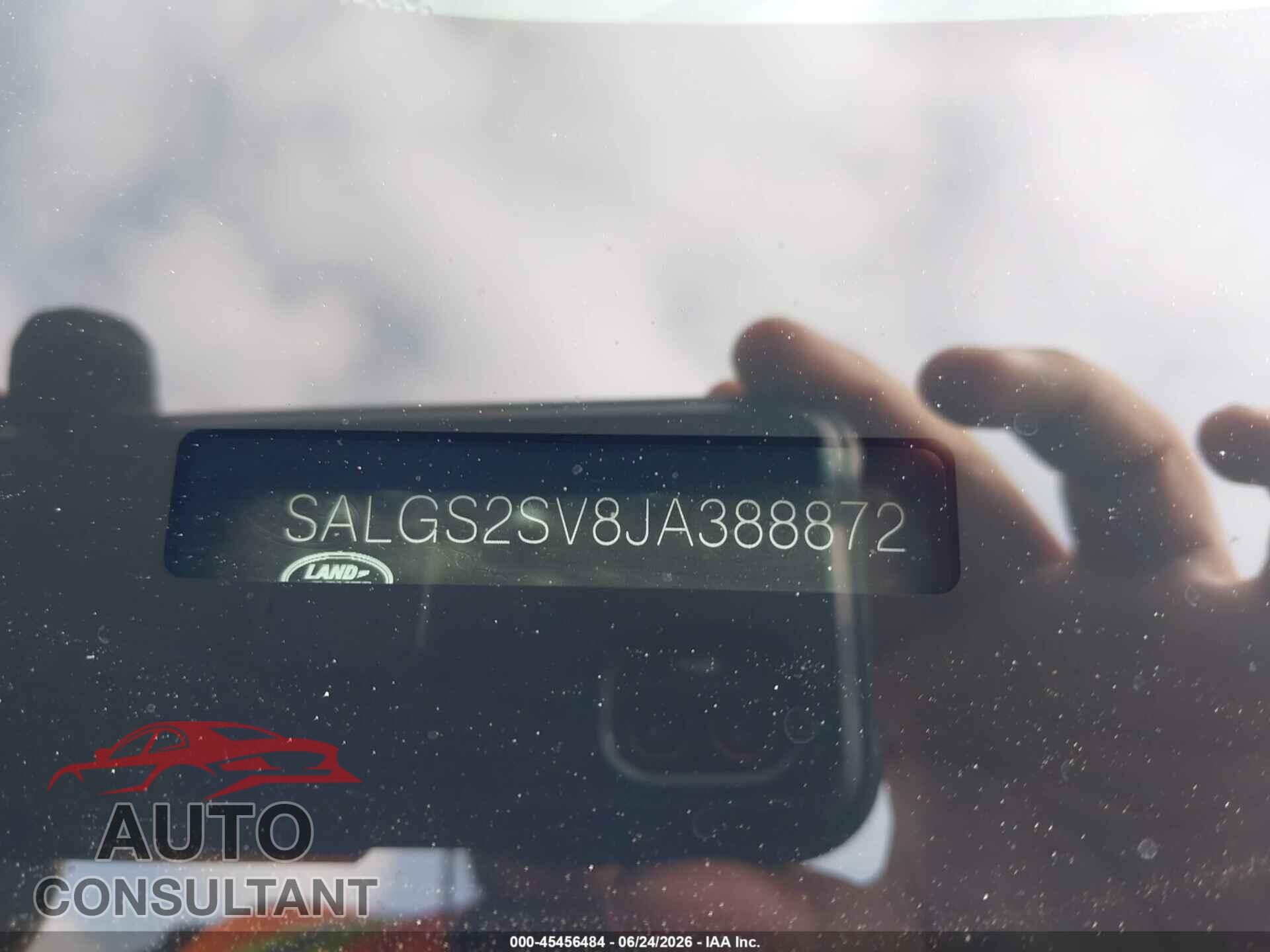 LAND ROVER RANGE ROVER 2018 - SALGS2SV8JA388872