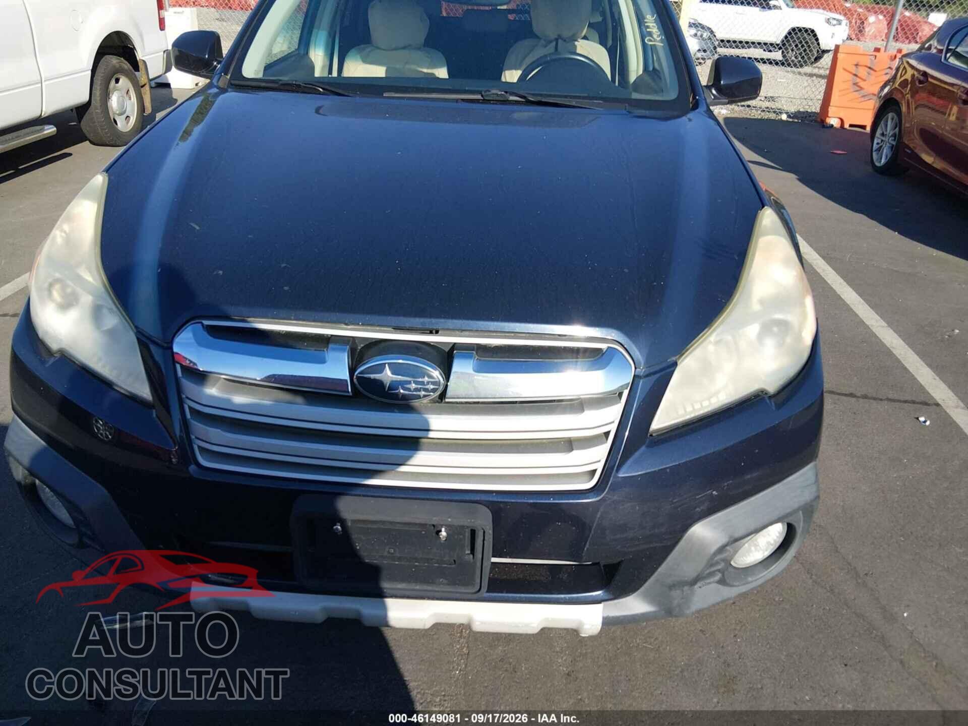 SUBARU OUTBACK 2013 - 4S4BRBLC3D3245889