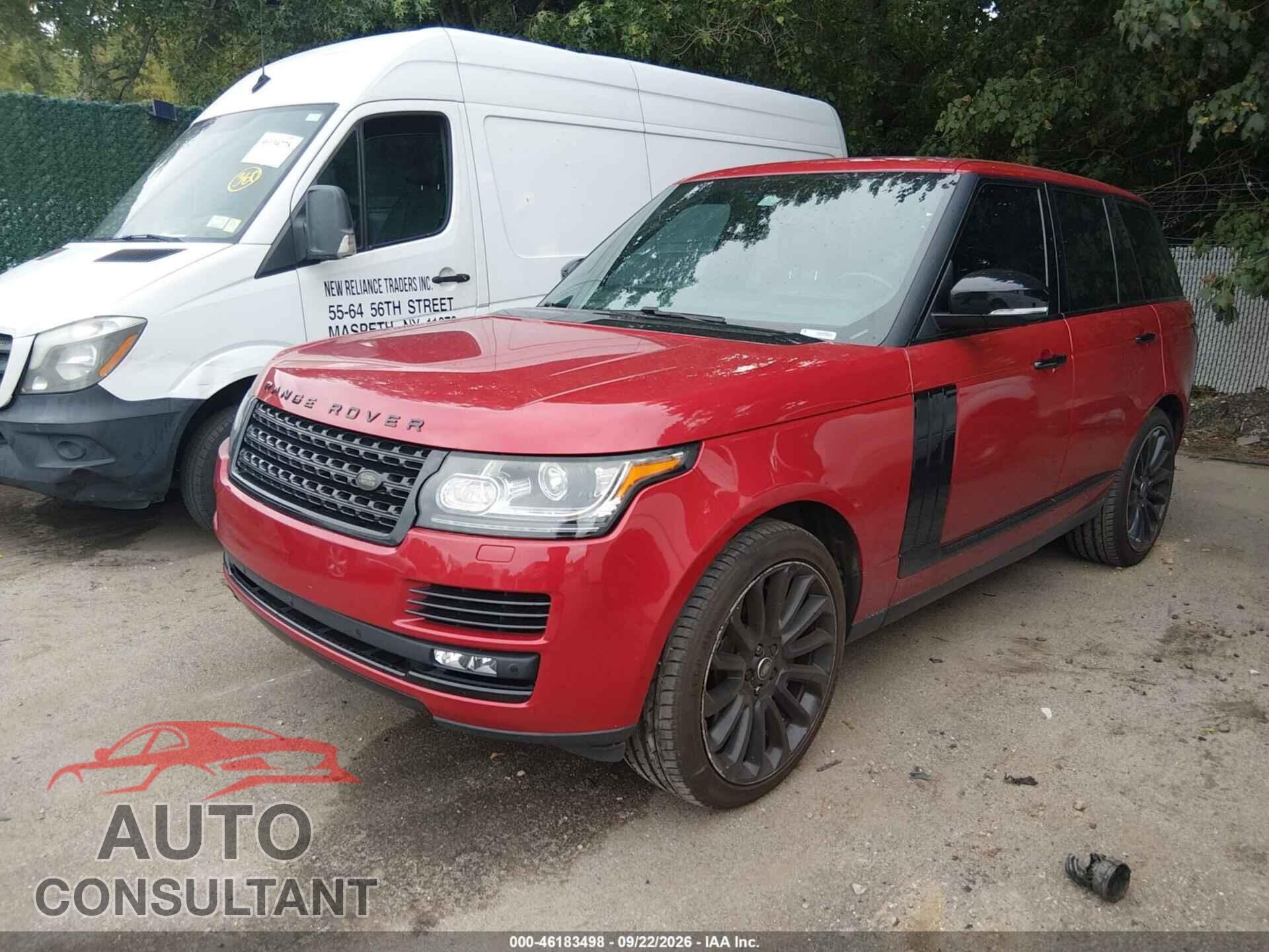 LAND ROVER RANGE ROVER 2017 - SALGS2FVXHA379126