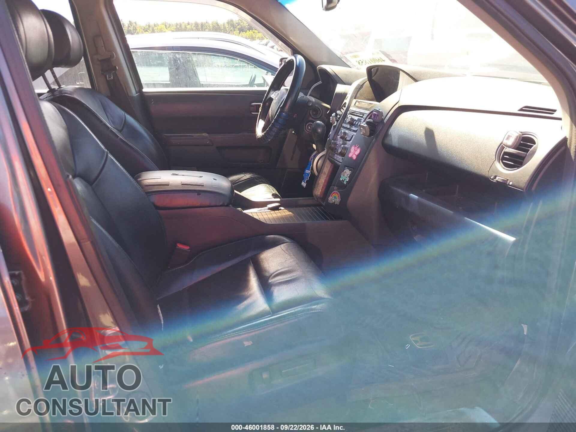 HONDA PILOT 2012 - 5FNYF4H58CB039286