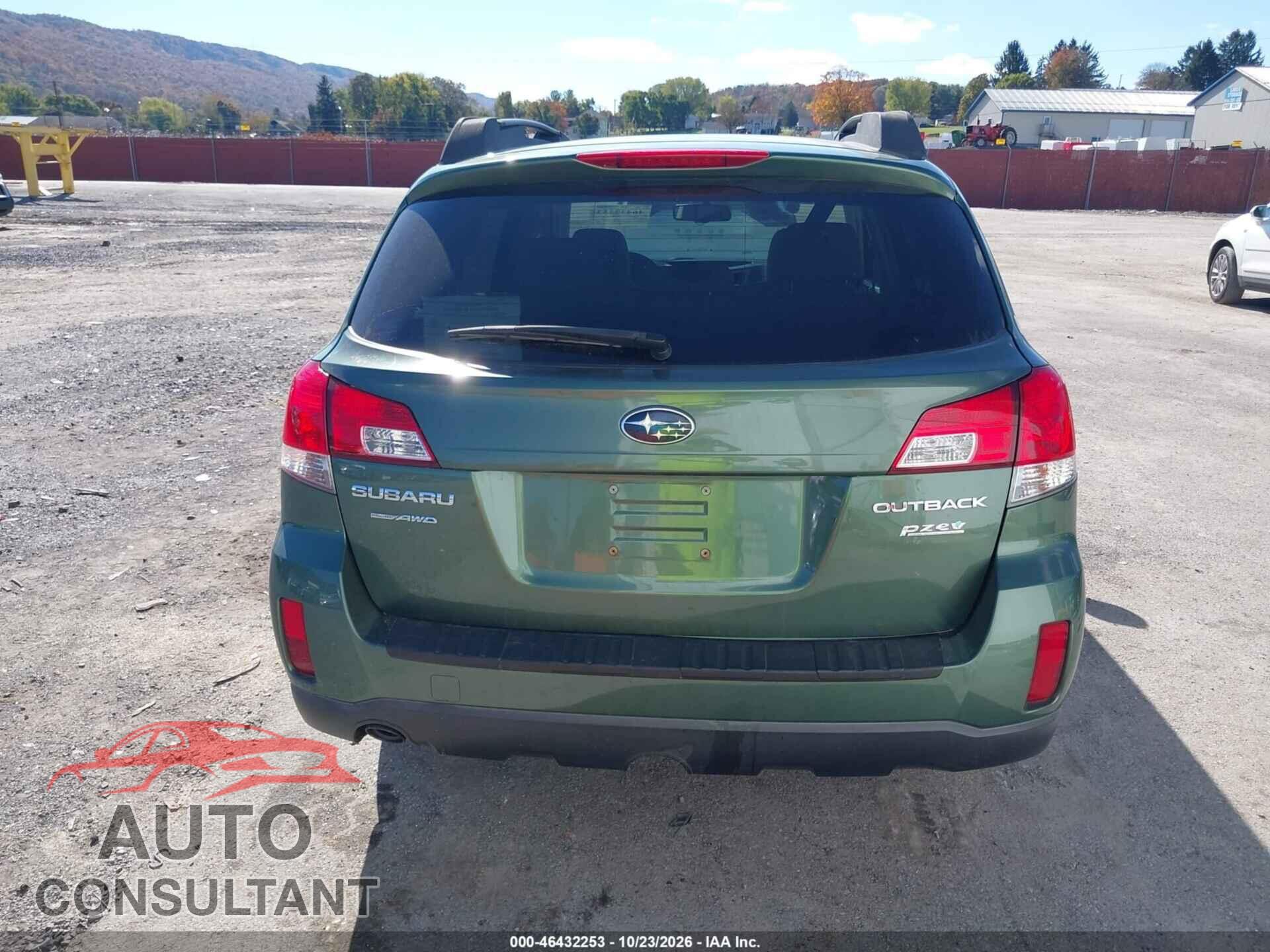 SUBARU OUTBACK 2012 - 4S4BRBCC6C3272003