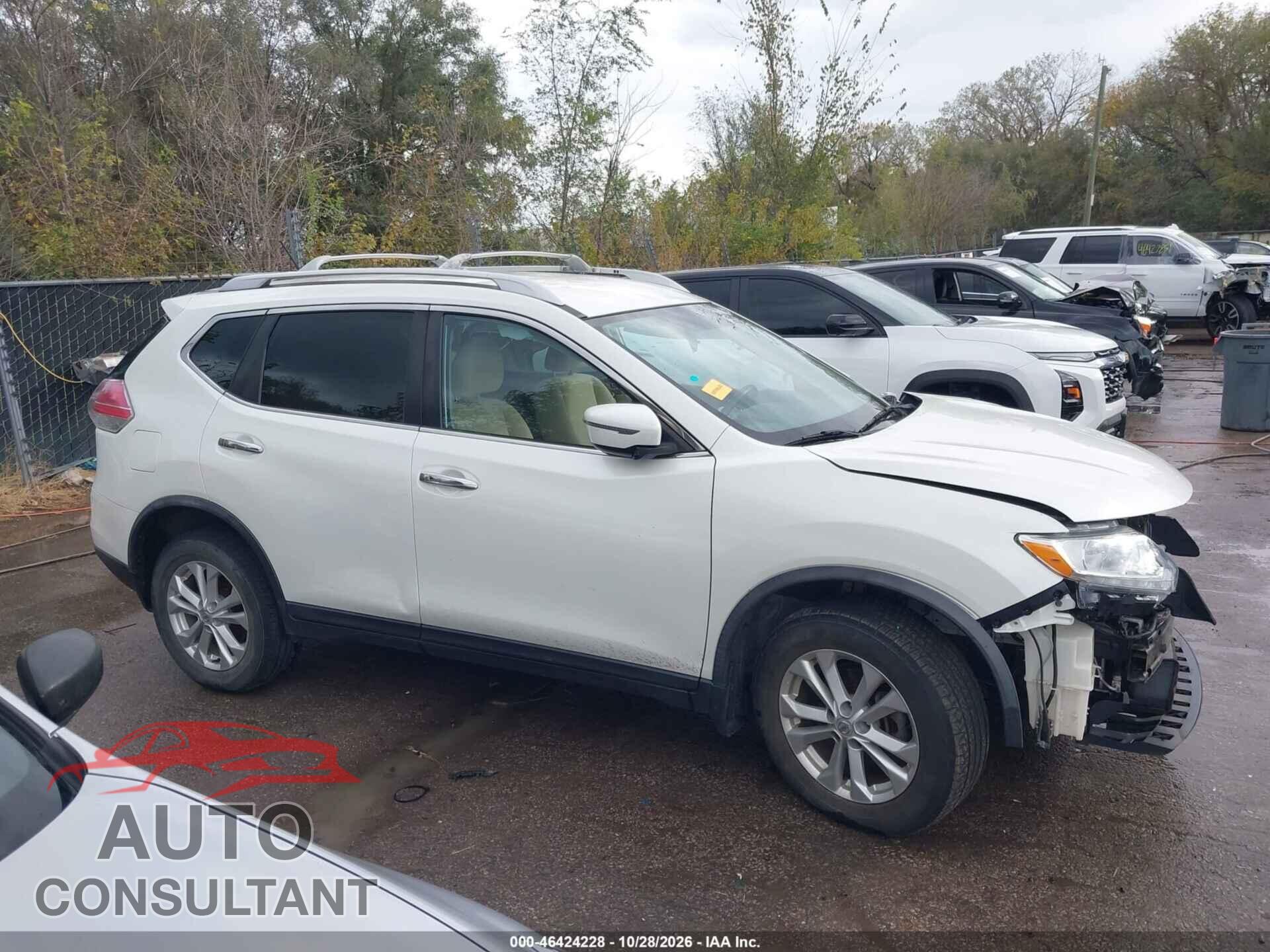 NISSAN ROGUE 2016 - KNMAT2MV2GP668753