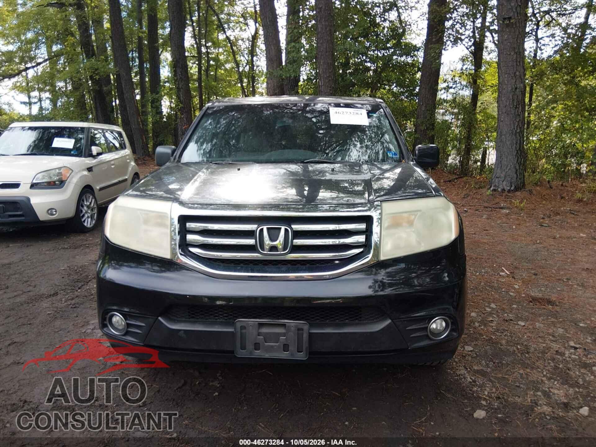 HONDA PILOT 2013 - 5FNYF4H6XDB011161