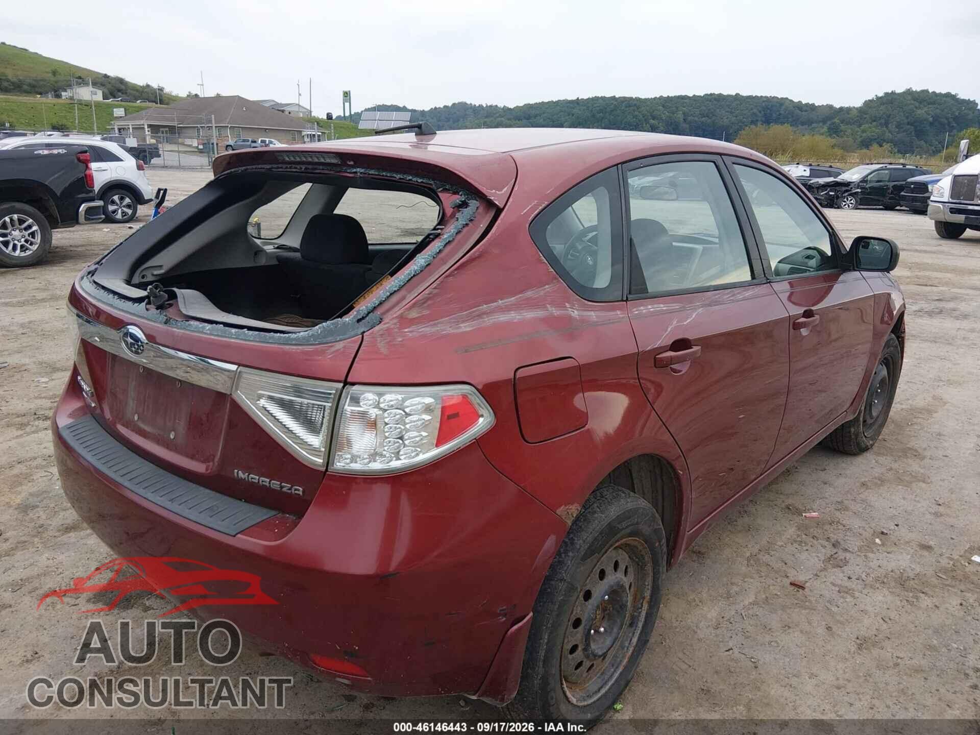 SUBARU IMPREZA 2010 - JF1GH6A63AH820689
