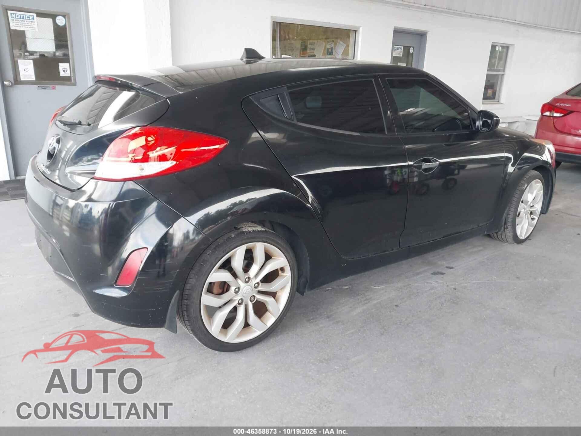 HYUNDAI VELOSTER 2012 - KMHTC6AD2CU078782