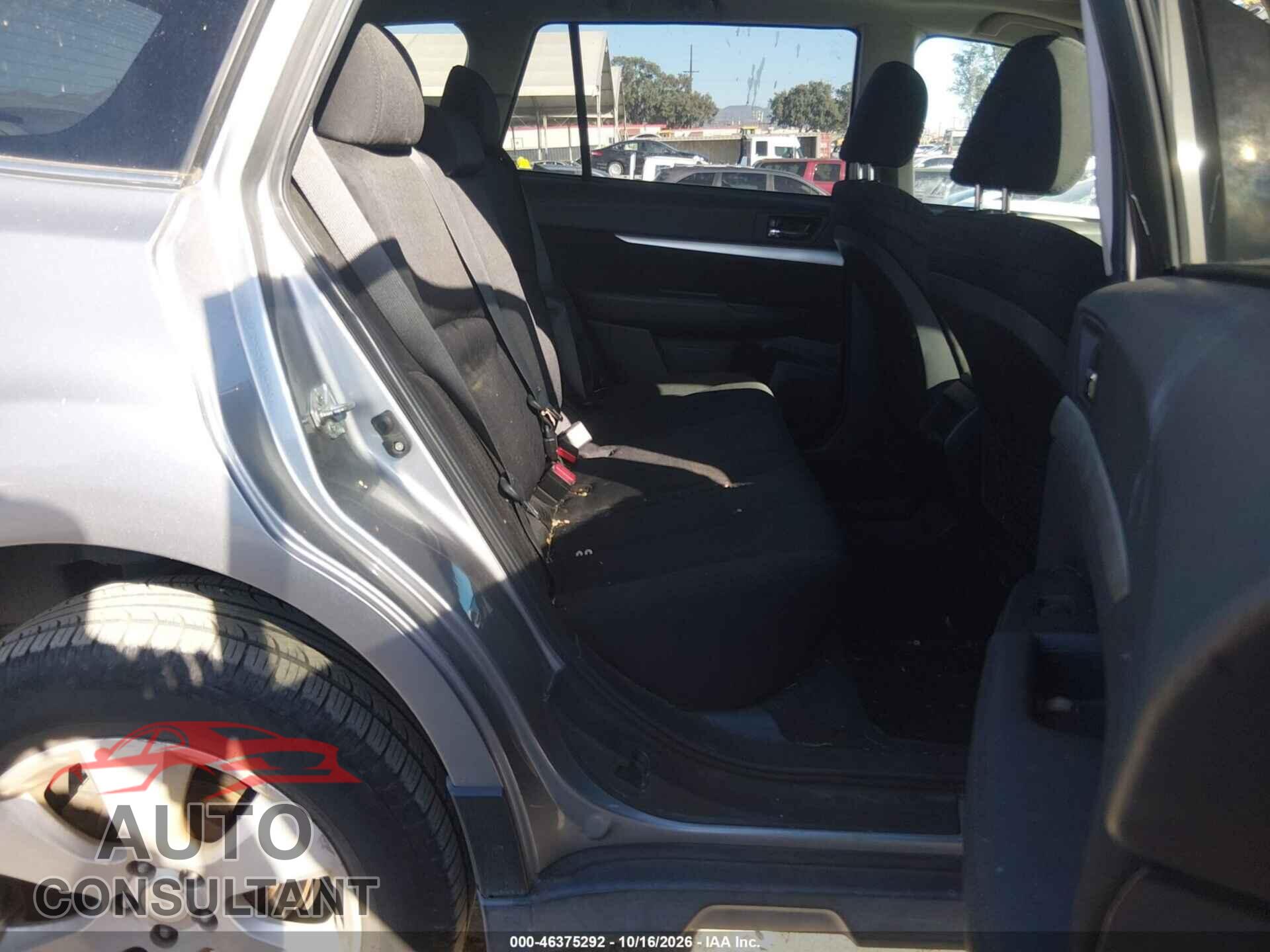 SUBARU OUTBACK 2011 - 4S4BRBGC6B3341605