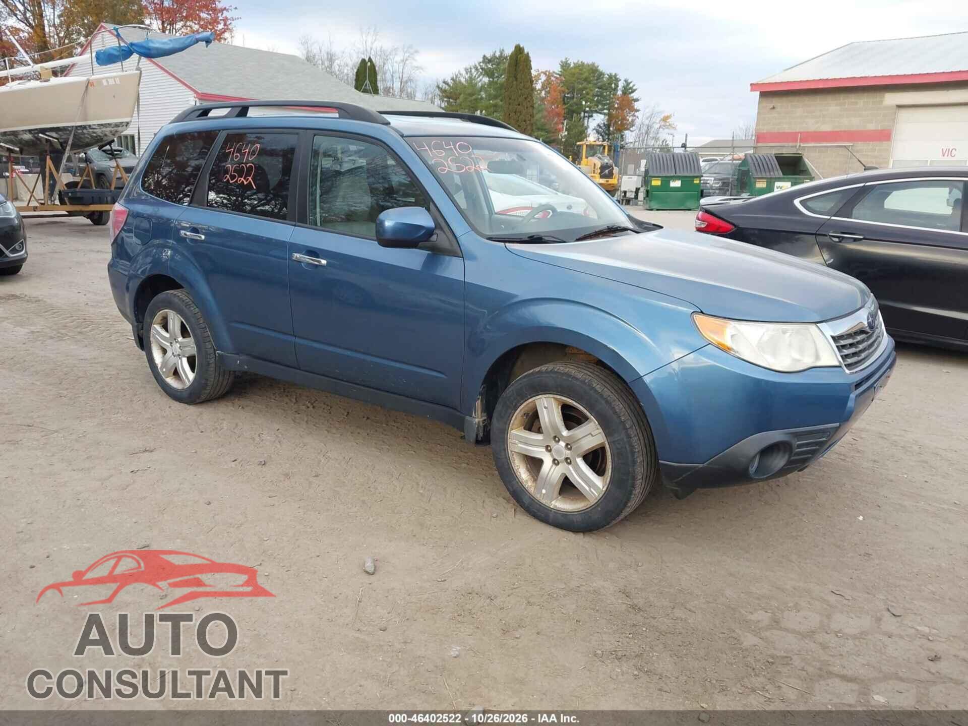 SUBARU FORESTER 2009 - JF2SH63629H778644