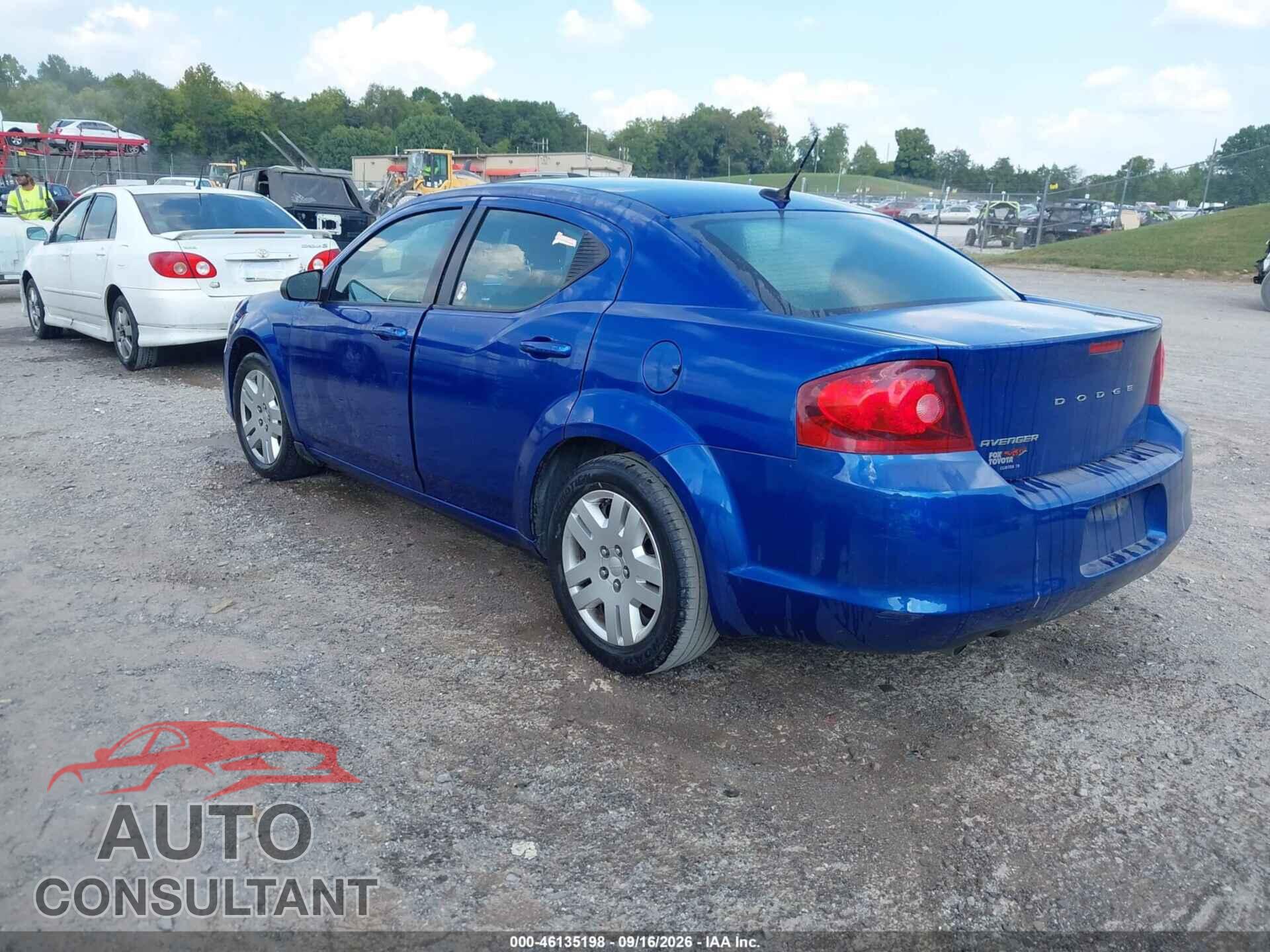 DODGE AVENGER 2013 - 1C3CDZAG3DN749633