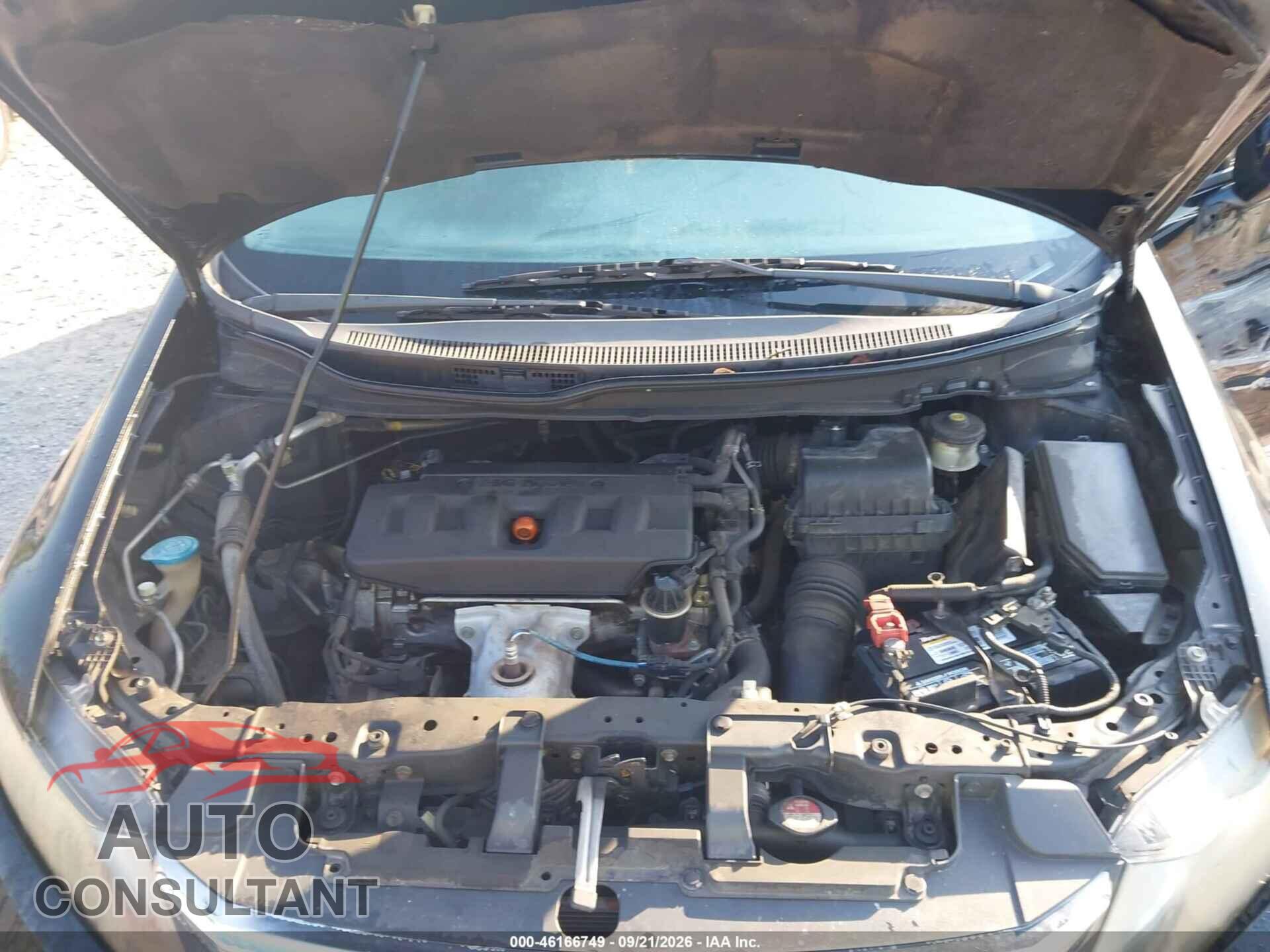 HONDA CIVIC 2012 - 19XFB2F54CE080143