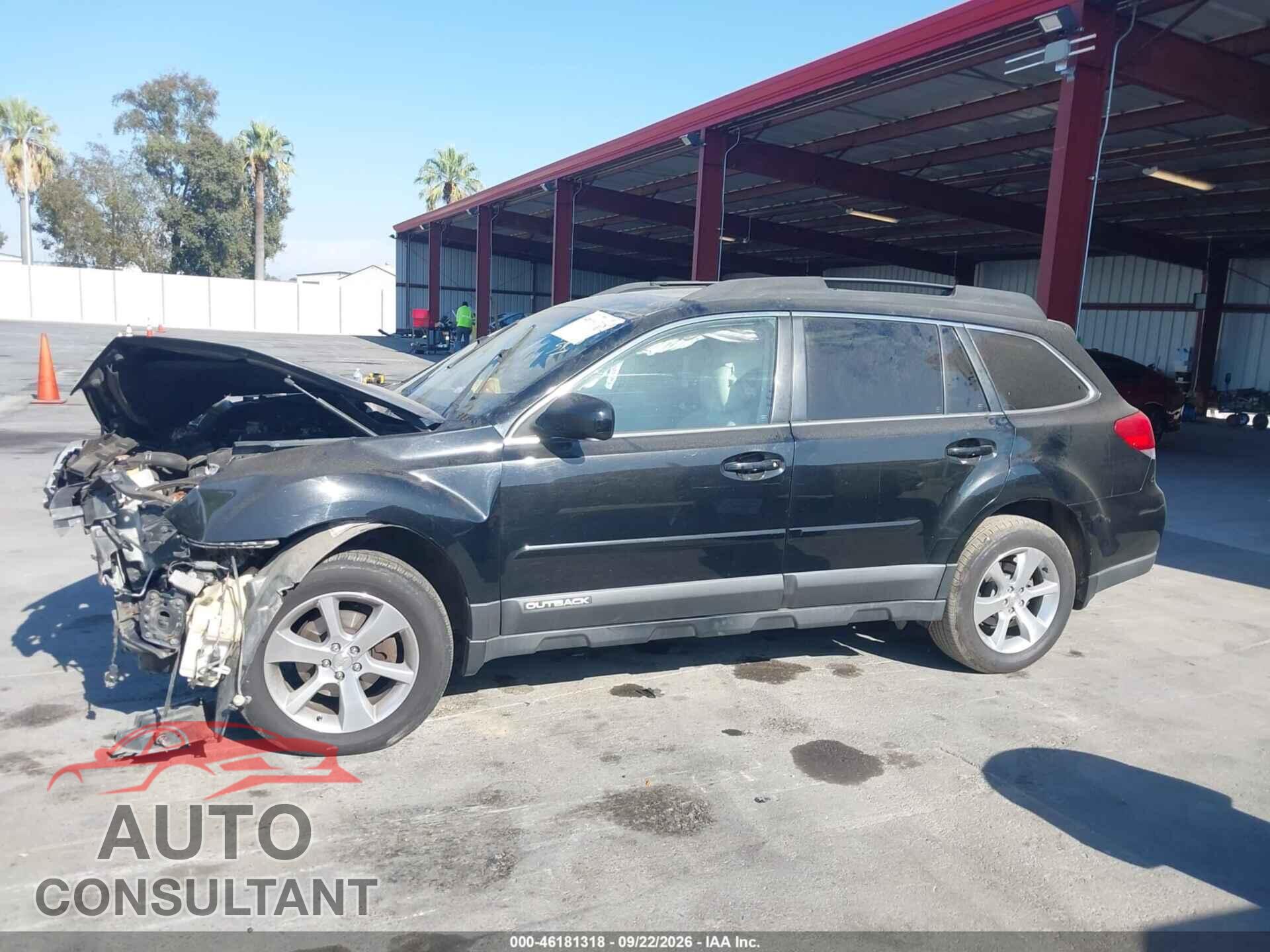 SUBARU OUTBACK 2014 - 4S4BRBLC2E3307283