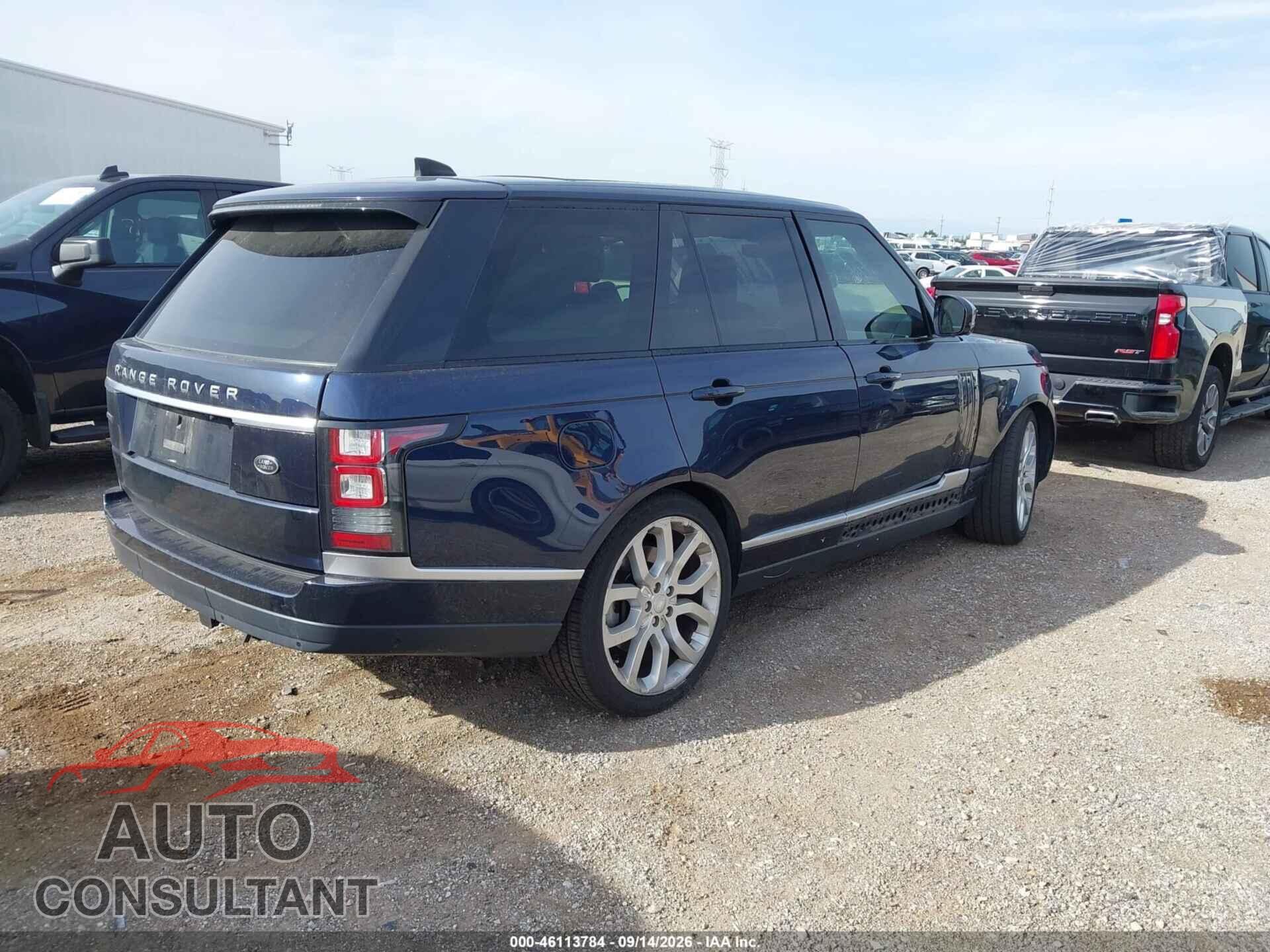 LAND ROVER RANGE ROVER 2017 - SALGS2FE8HA362647