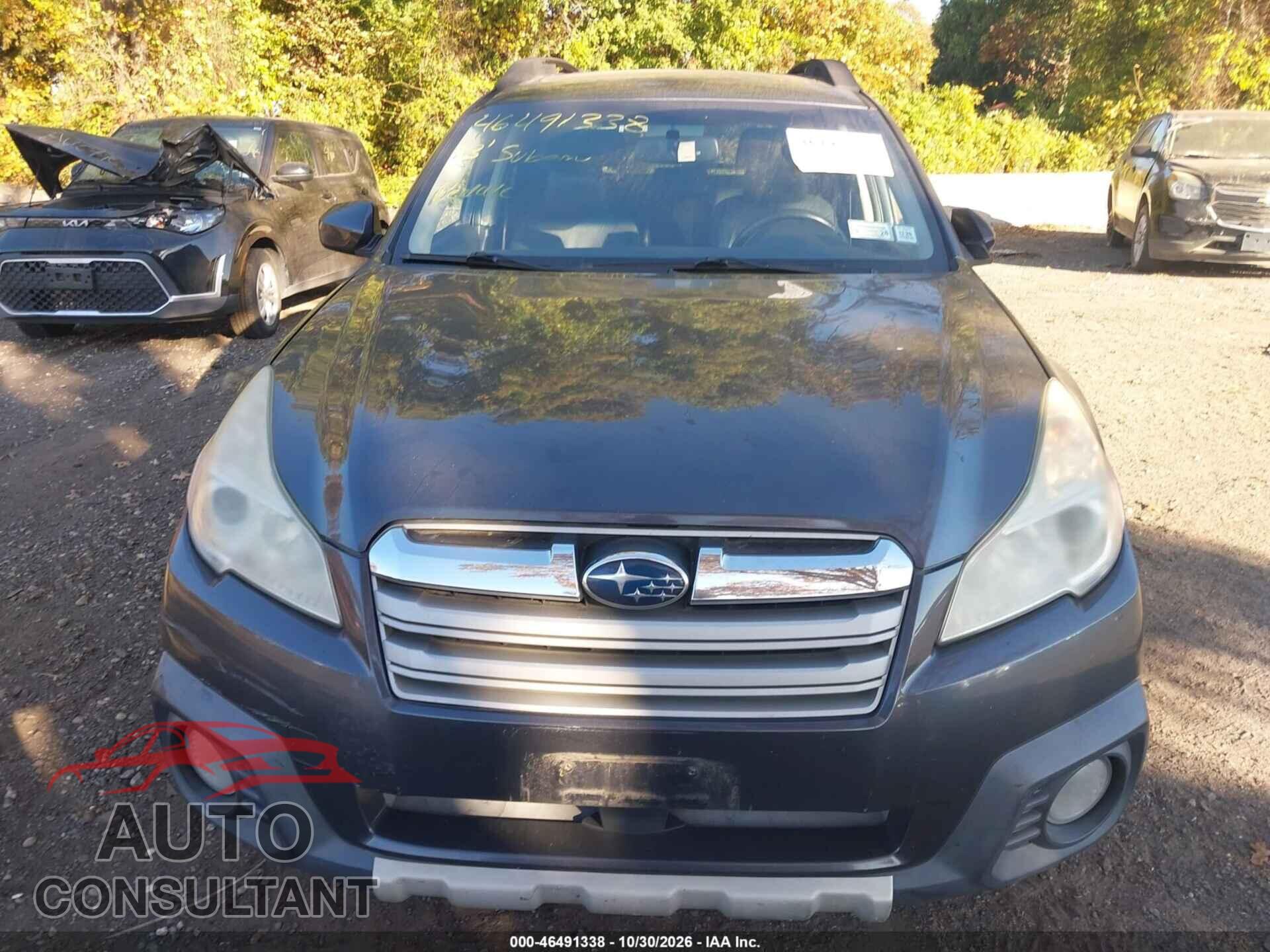 SUBARU OUTBACK 2013 - 4S4BRBLC8D3261439