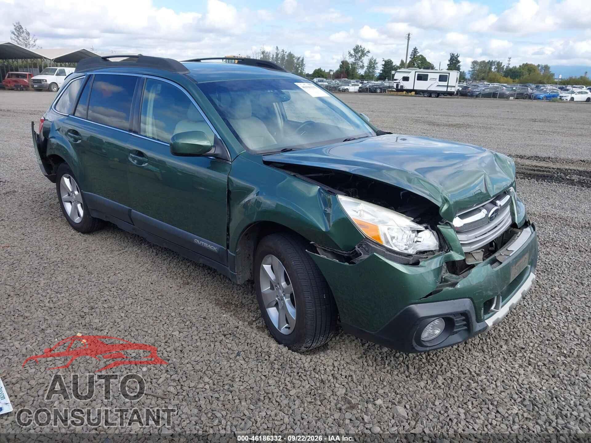 SUBARU OUTBACK 2014 - 4S4BRBLC4E3258717