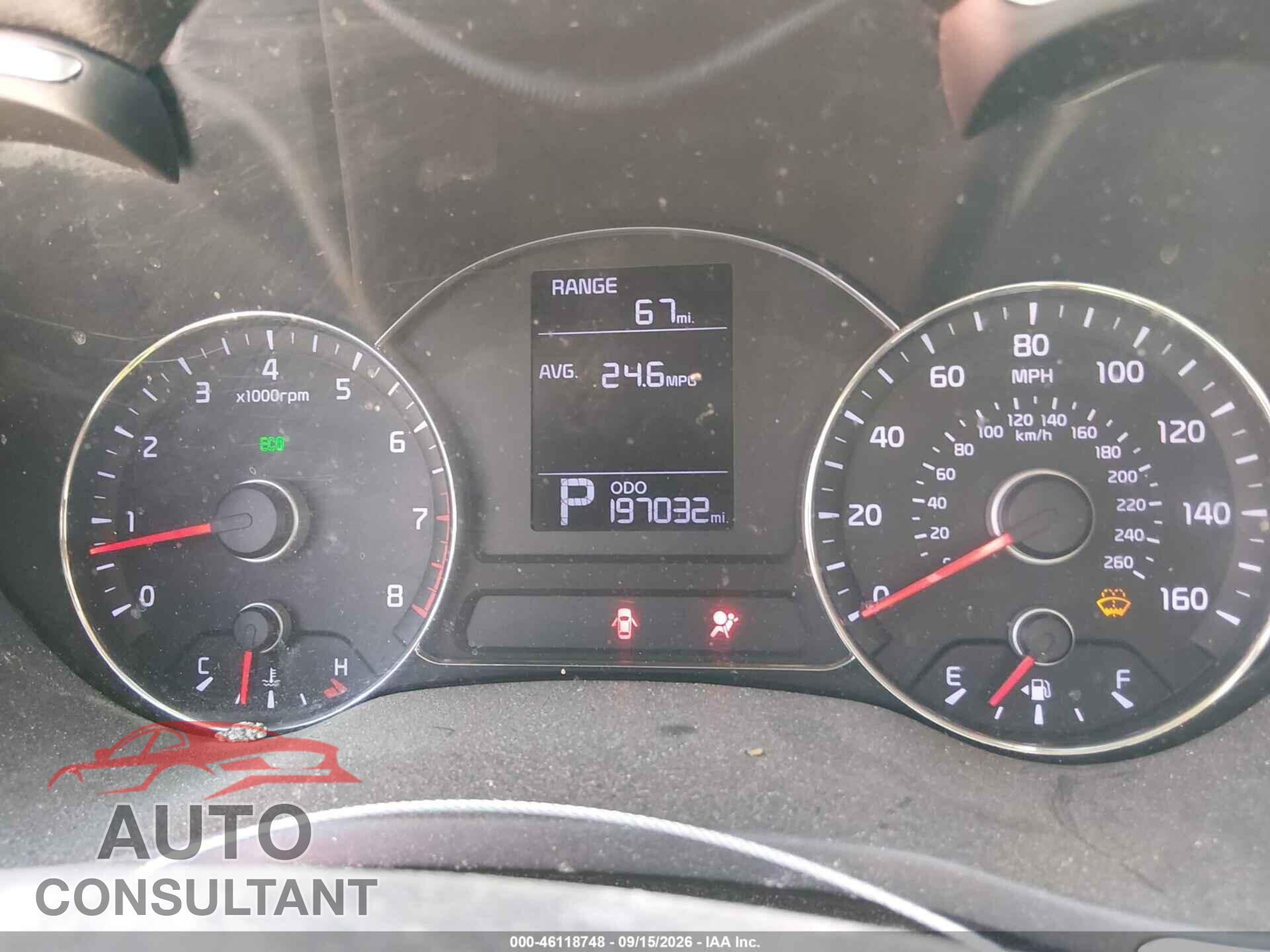 KIA FORTE 2015 - KNAFX4A60F5284545
