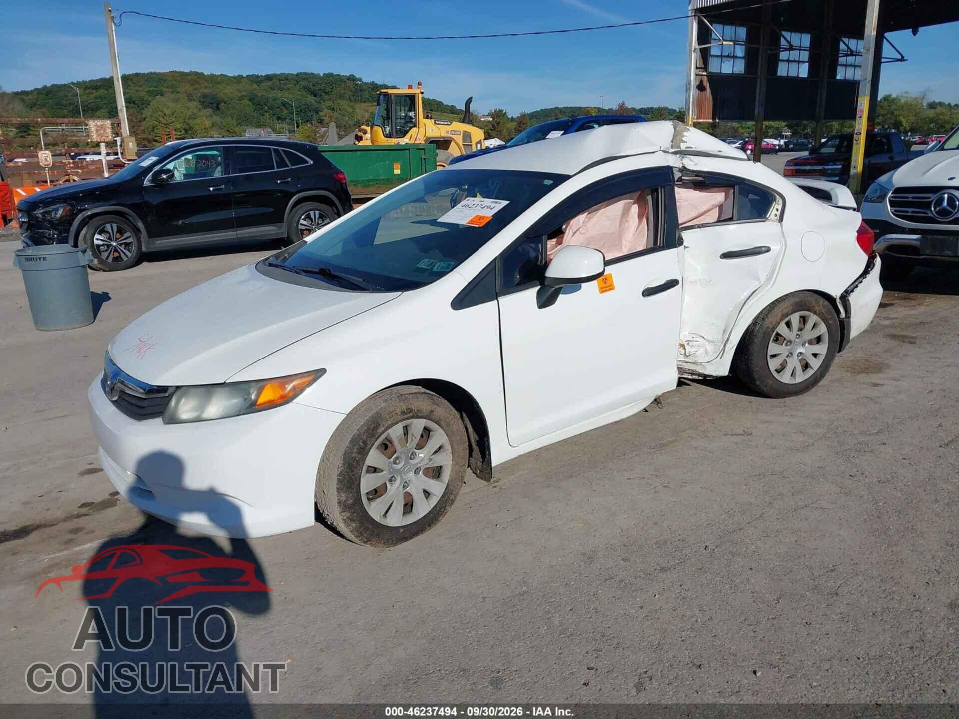 HONDA CIVIC 2012 - 2HGFB2F5XCH562038