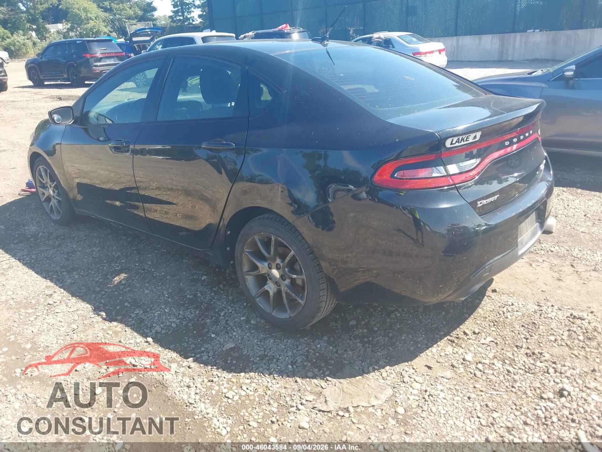 DODGE DART 2013 - 1C3CDFBH3DD178754