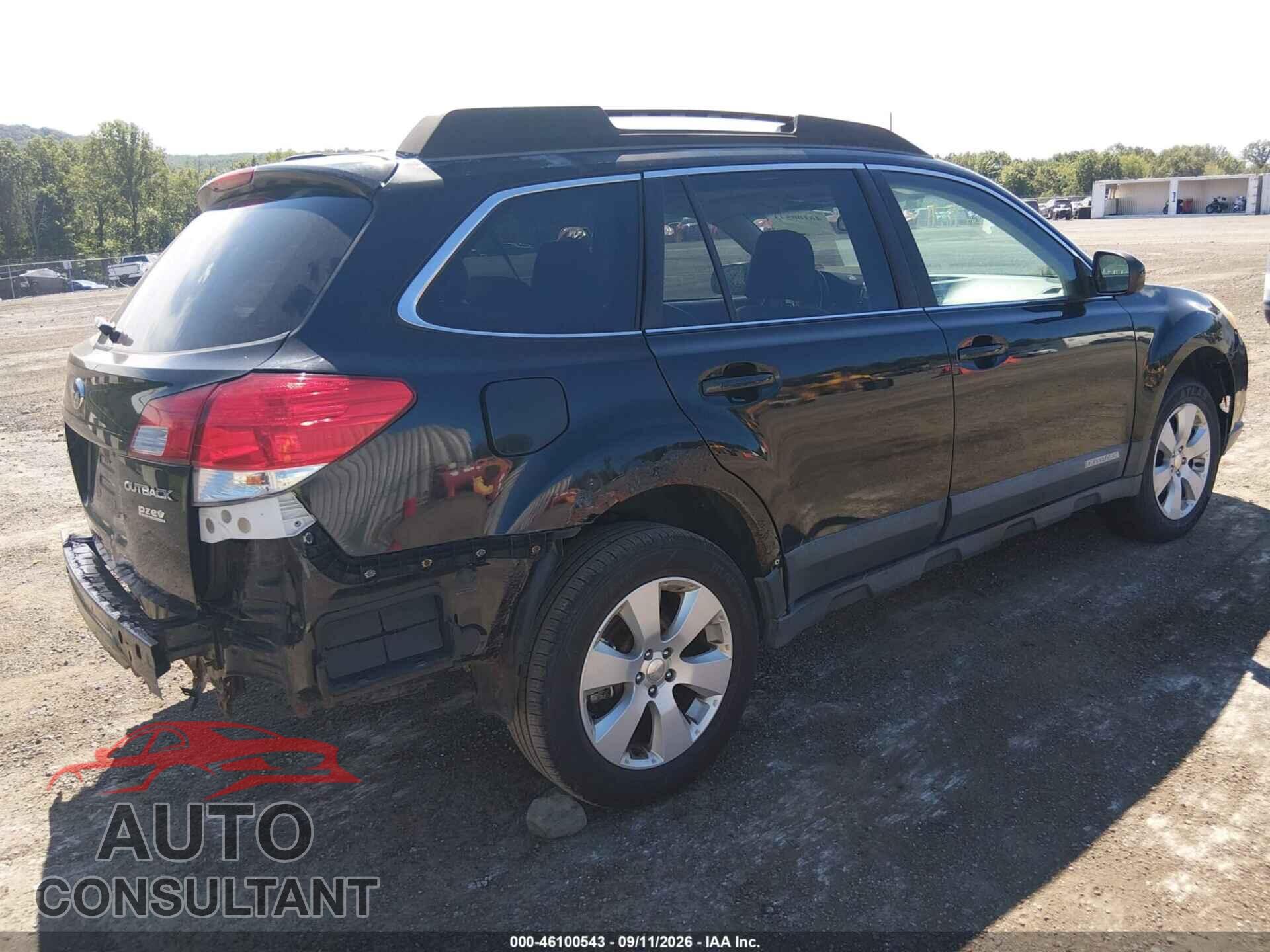 SUBARU OUTBACK 2011 - 4S4BRBCC9B3330698