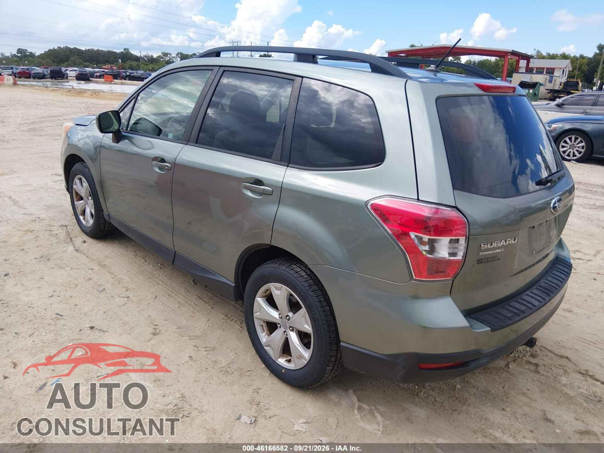 SUBARU FORESTER 2015 - JF2SJADCXFH495836
