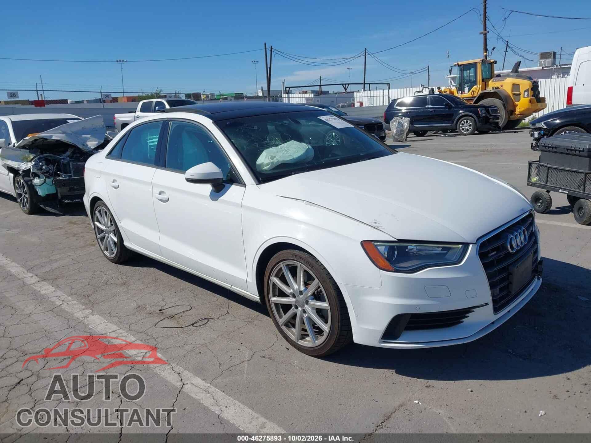 AUDI A3 2016 - WAUB8GFF0G1029408