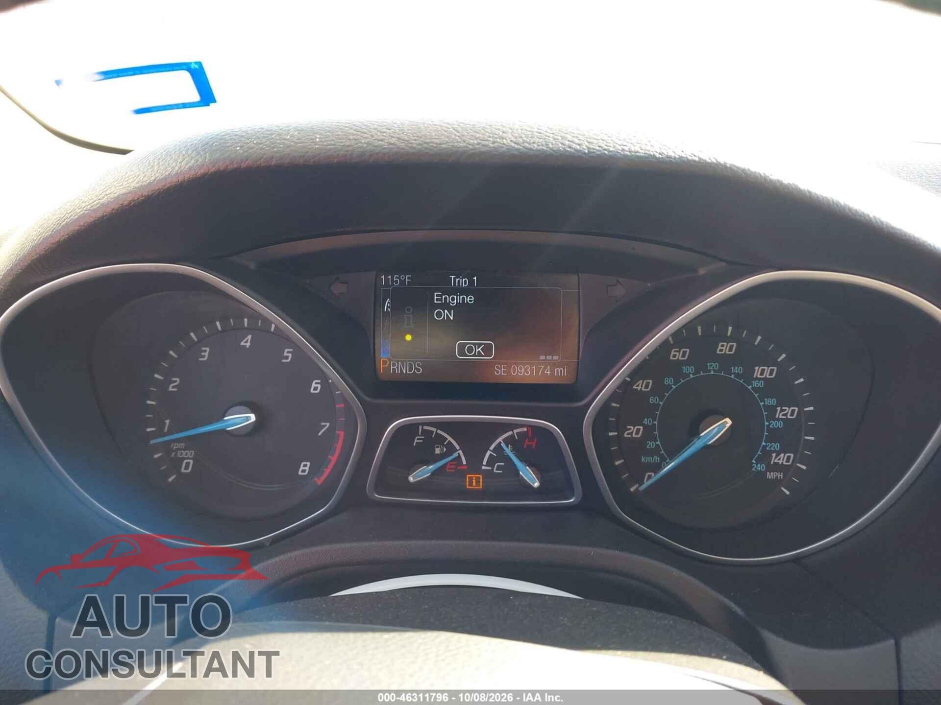FORD FOCUS 2014 - 1FADP3N28EL175911