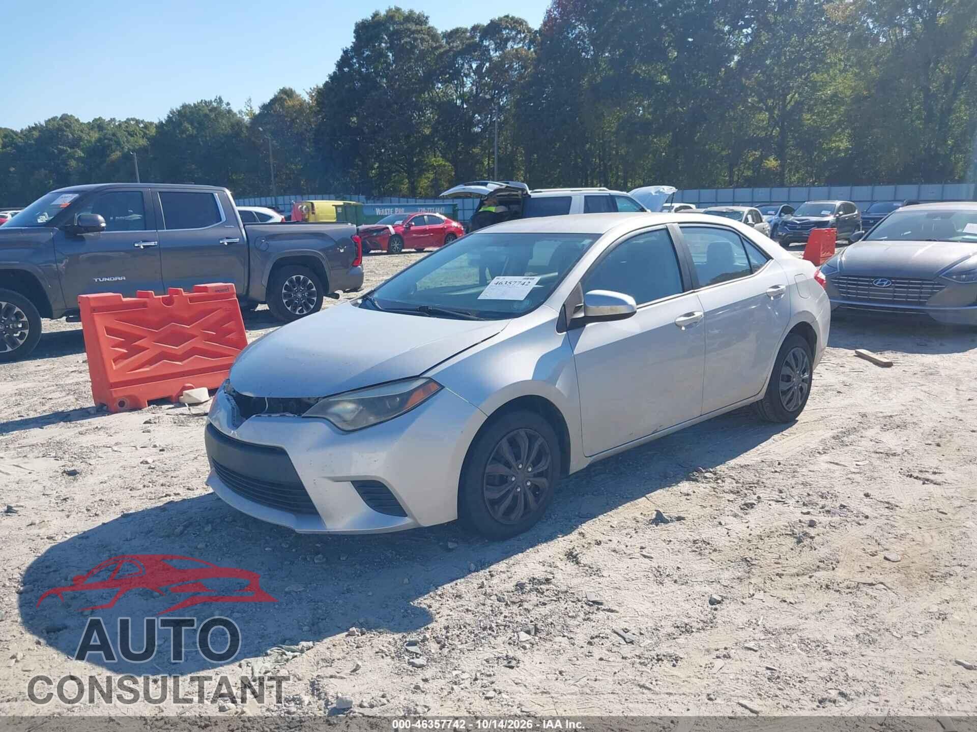 TOYOTA COROLLA 2014 - 2T1BURHE9EC004210